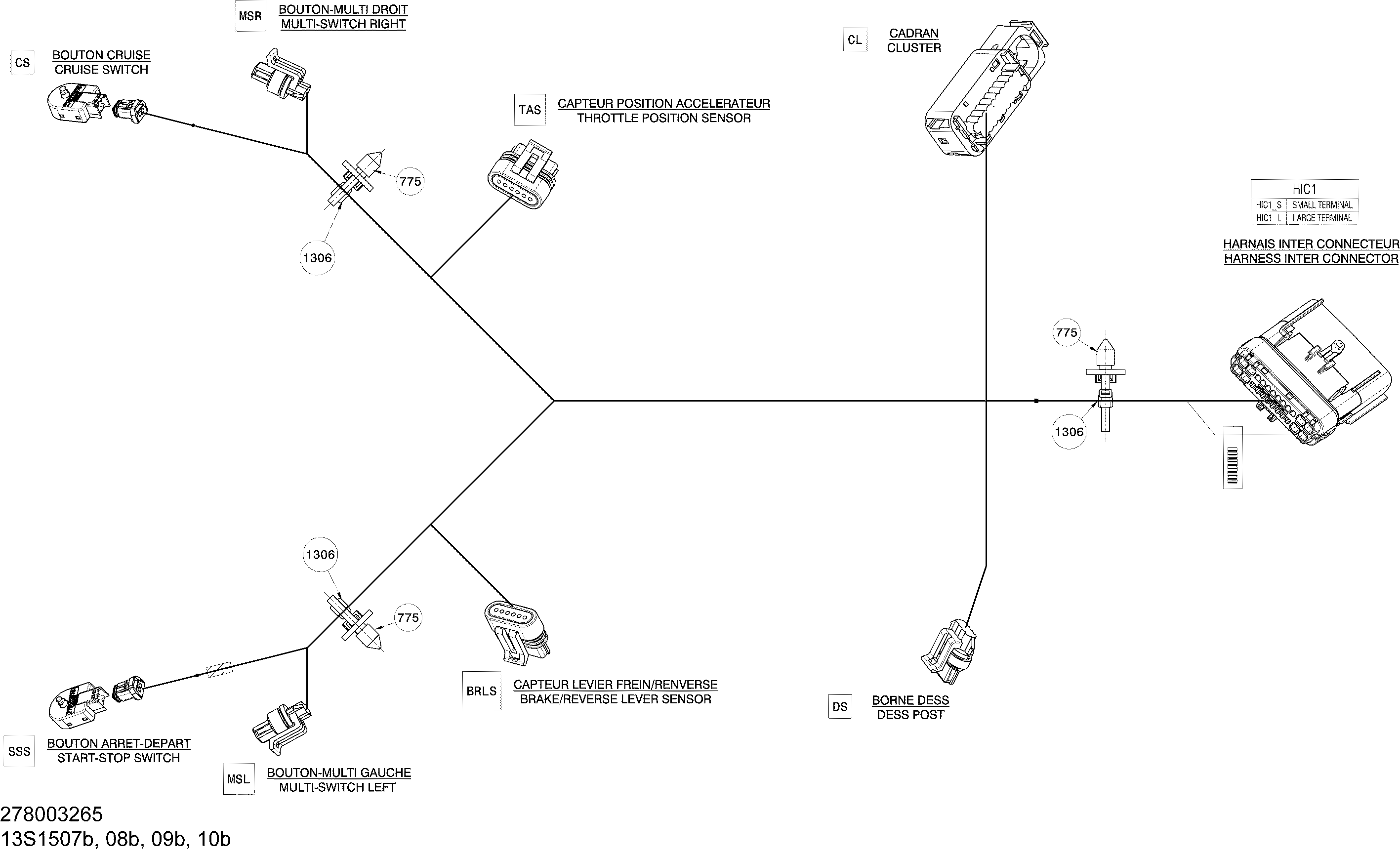 Electrical Harness Steering_13S1508b