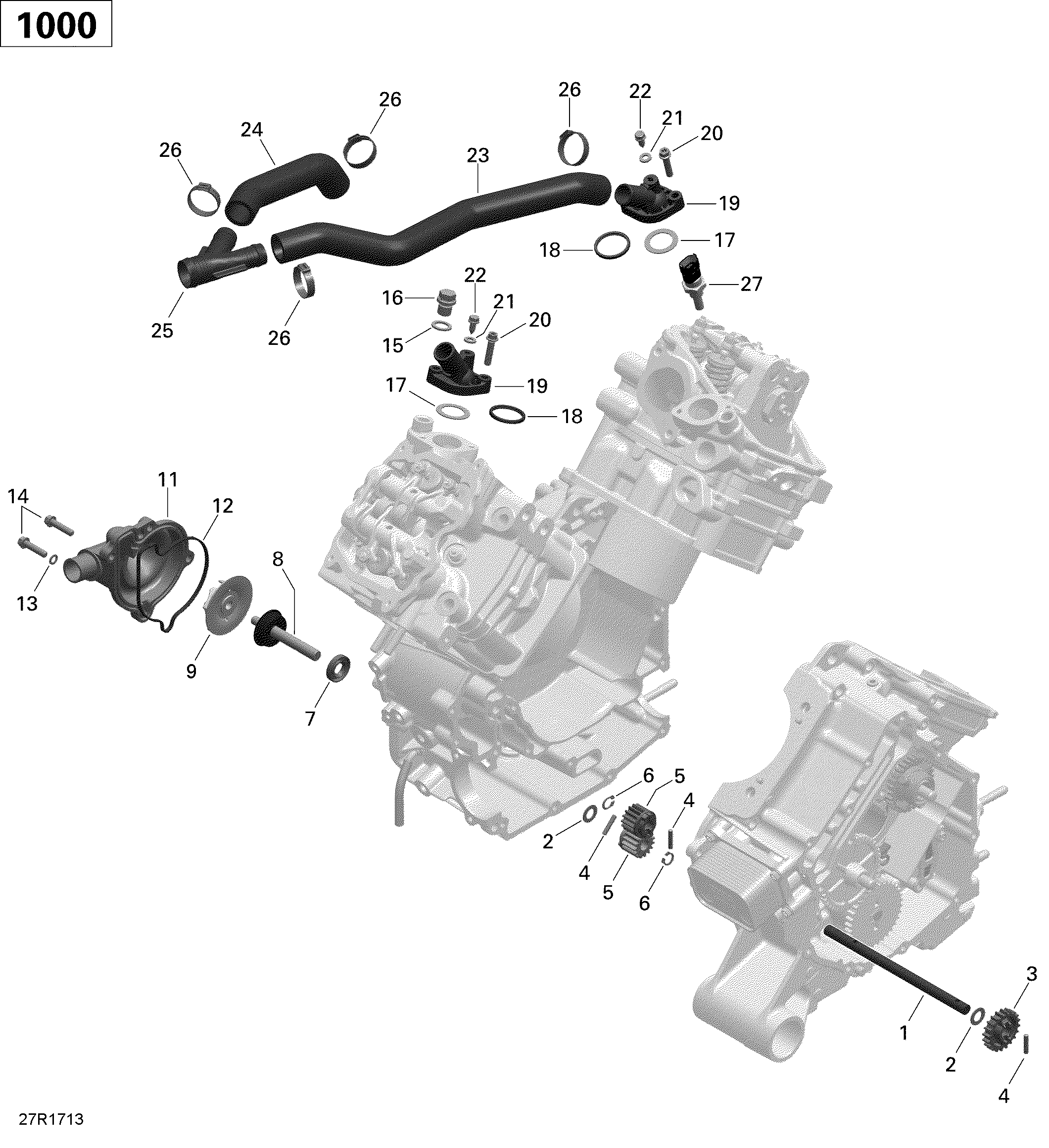 Engine Cooling - 1000 EFI