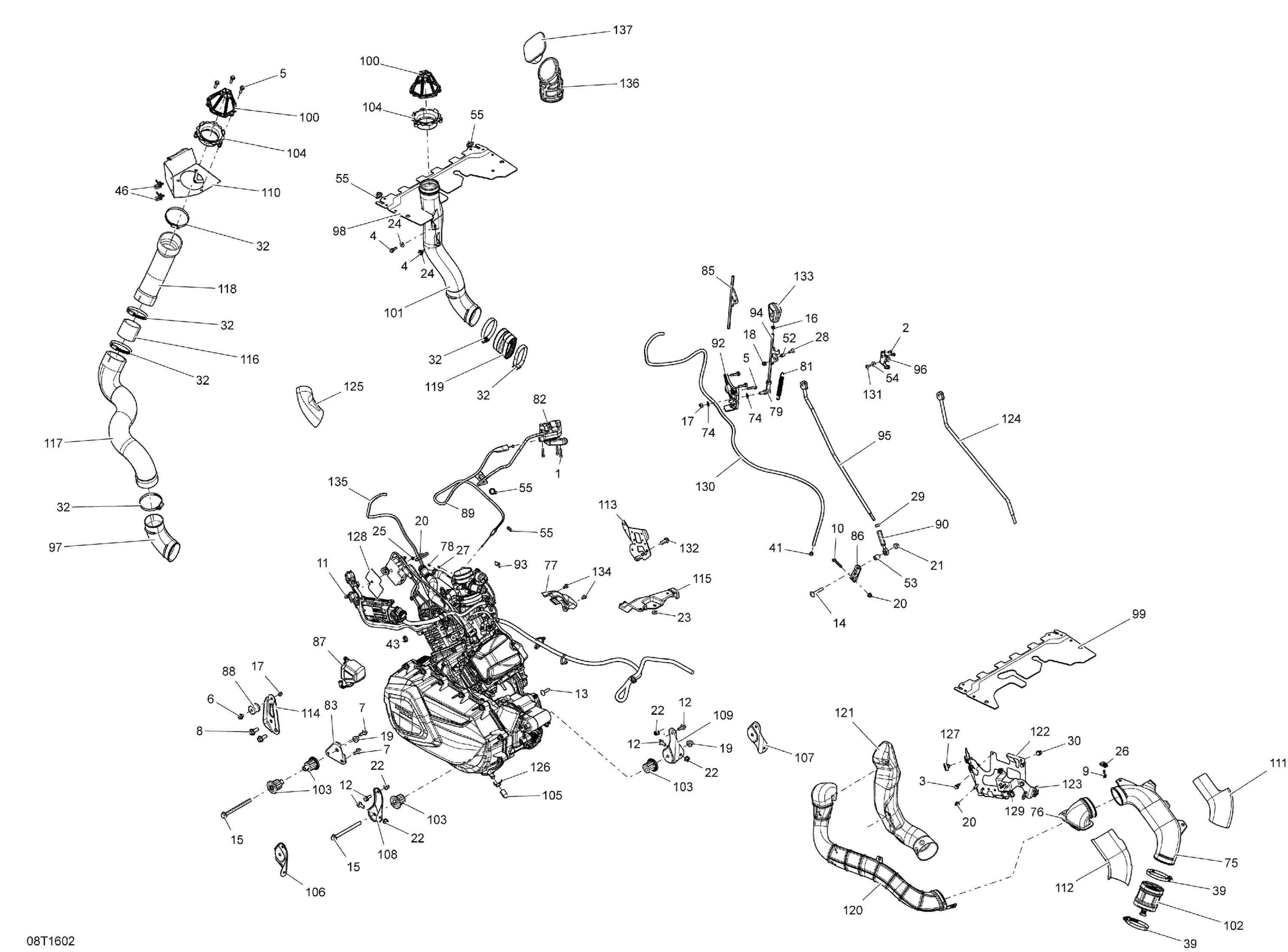 Engine and Engine Support - All Models