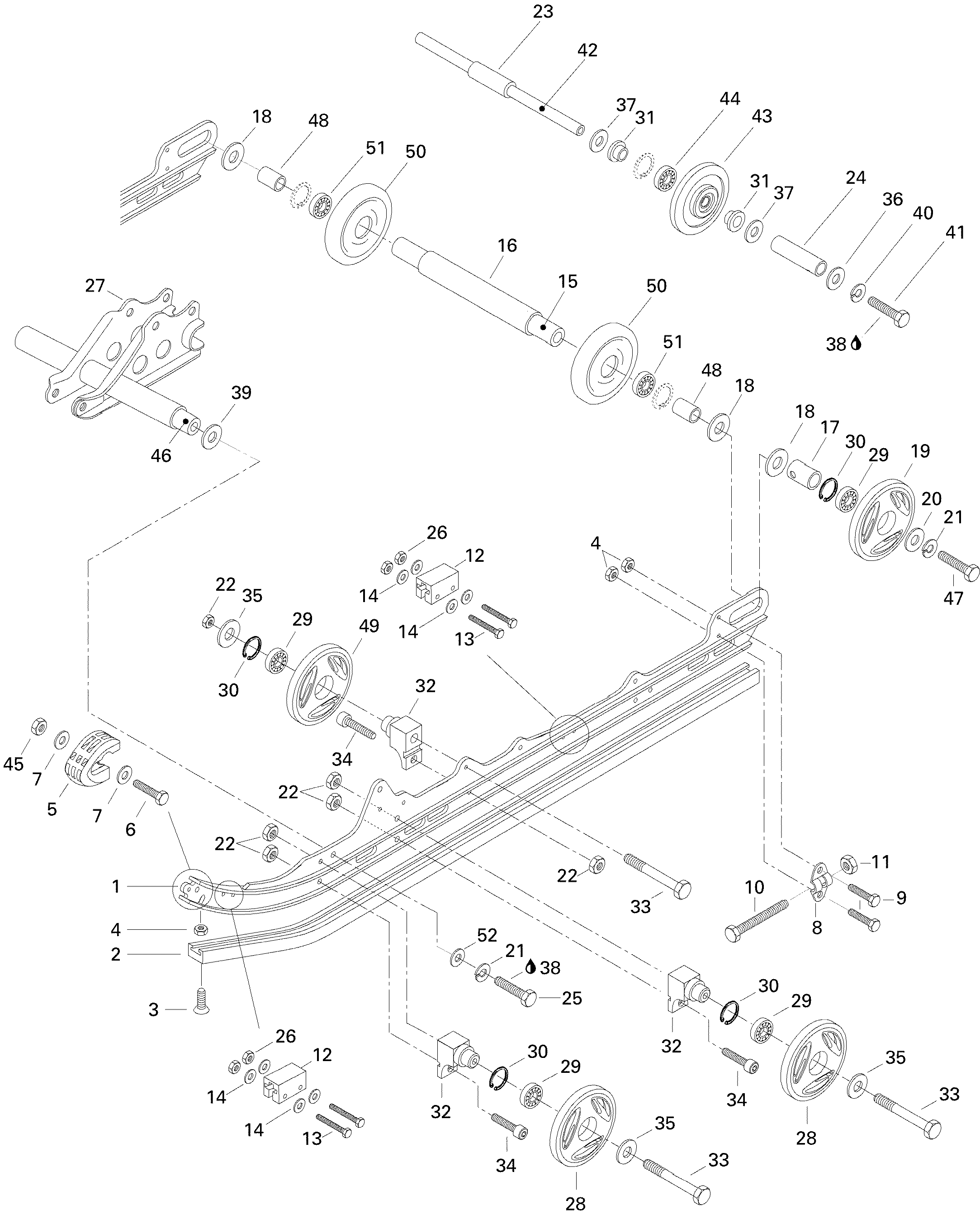 Схема узла: Rear Suspension