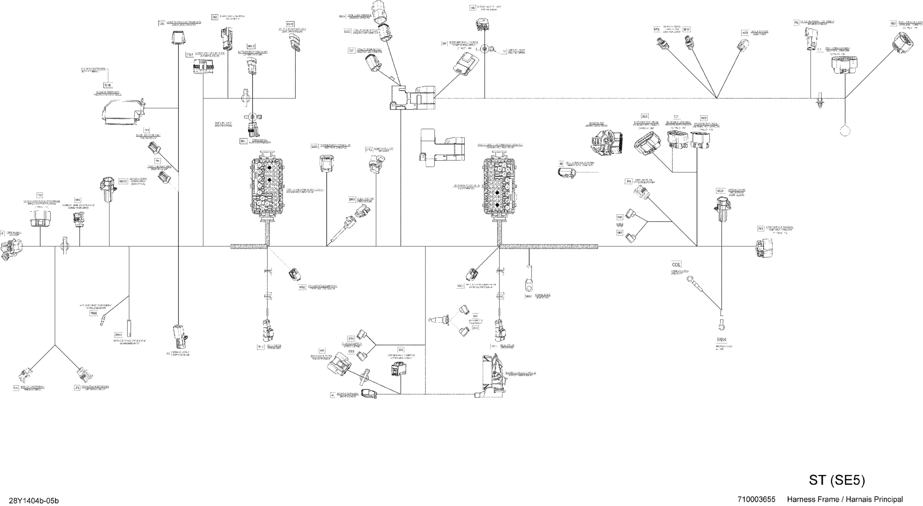 Схема узла: Frame Harness SE5_28Y1404b