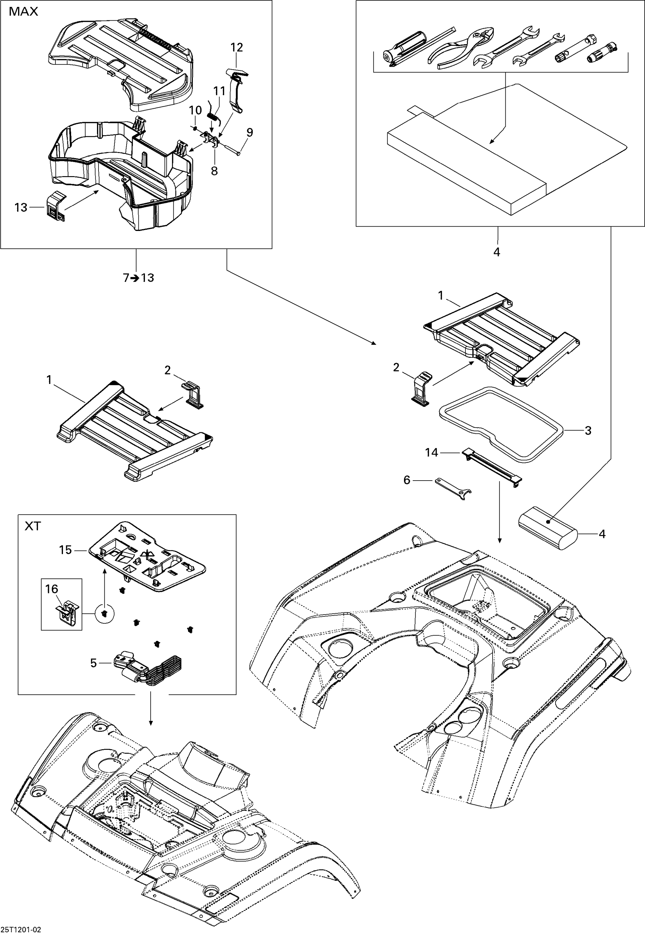 Front and Rear Trays