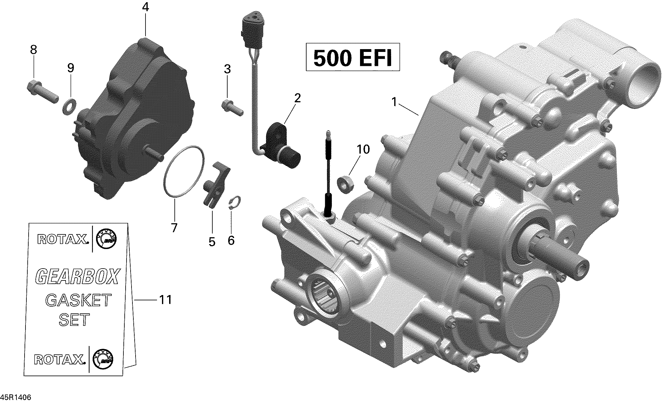 Gear Box Assy And 4X4 Actuator