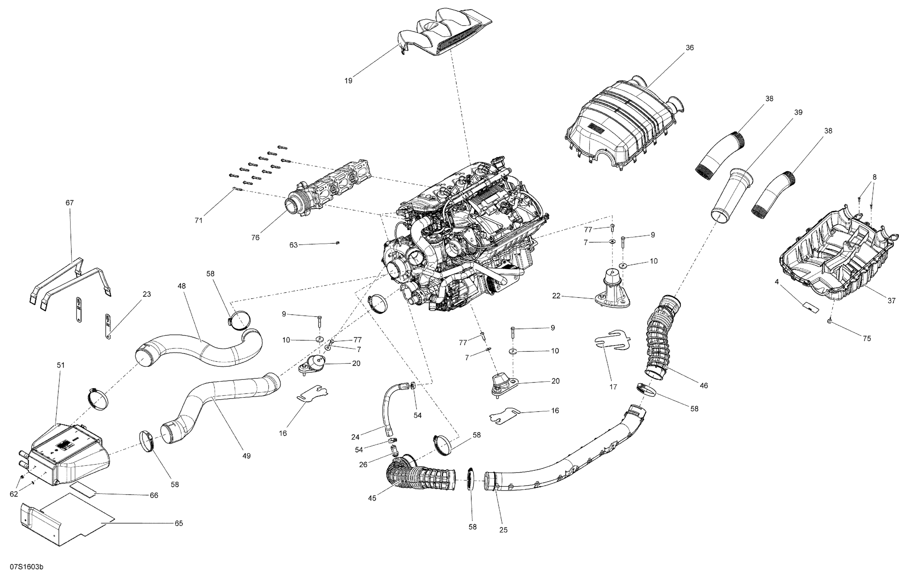 Схема узла: Engine - RXT 260