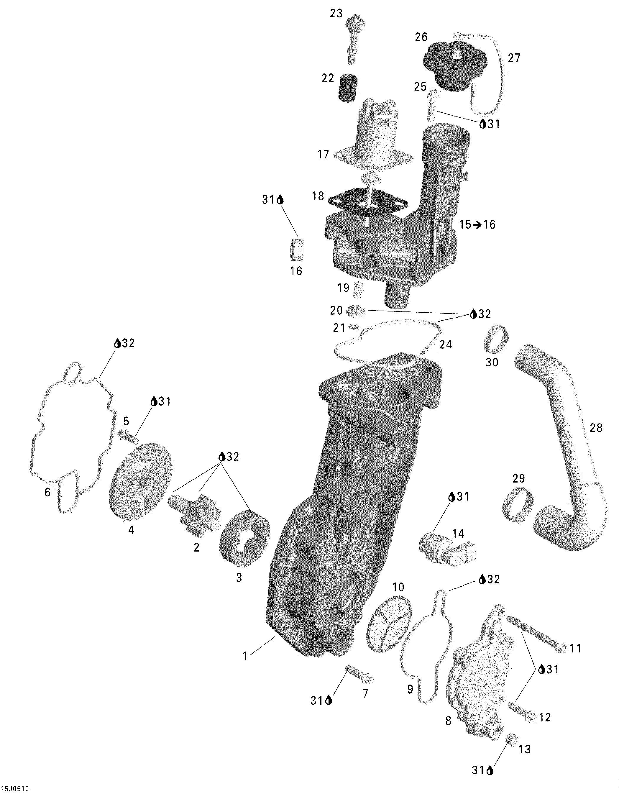 Схема узла: Oil Separator