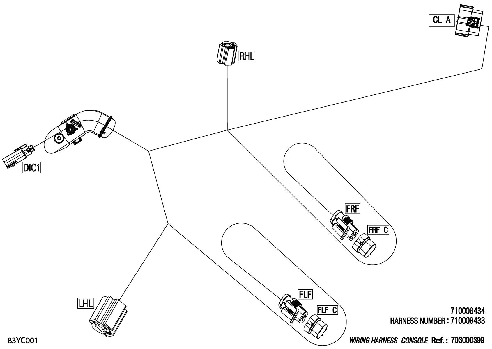 Electric - Console Wiring Harness