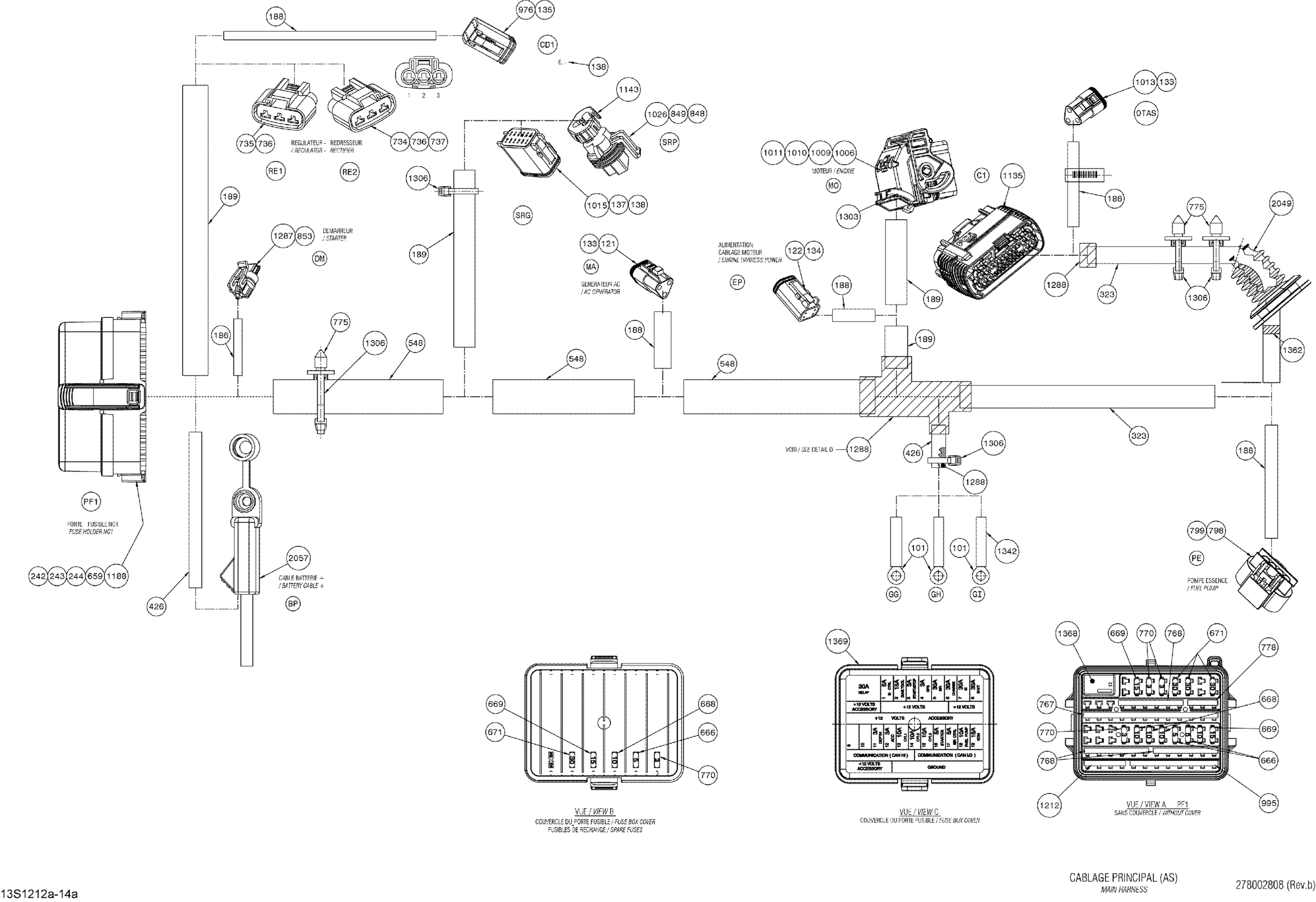 Схема узла: Electrical Harness Main