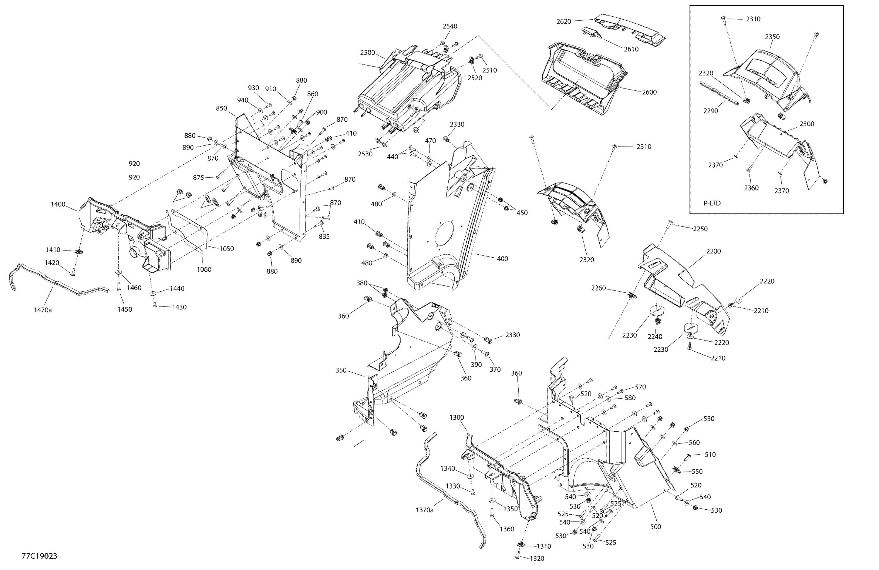 Cab Interior Commander MAX - Front Section