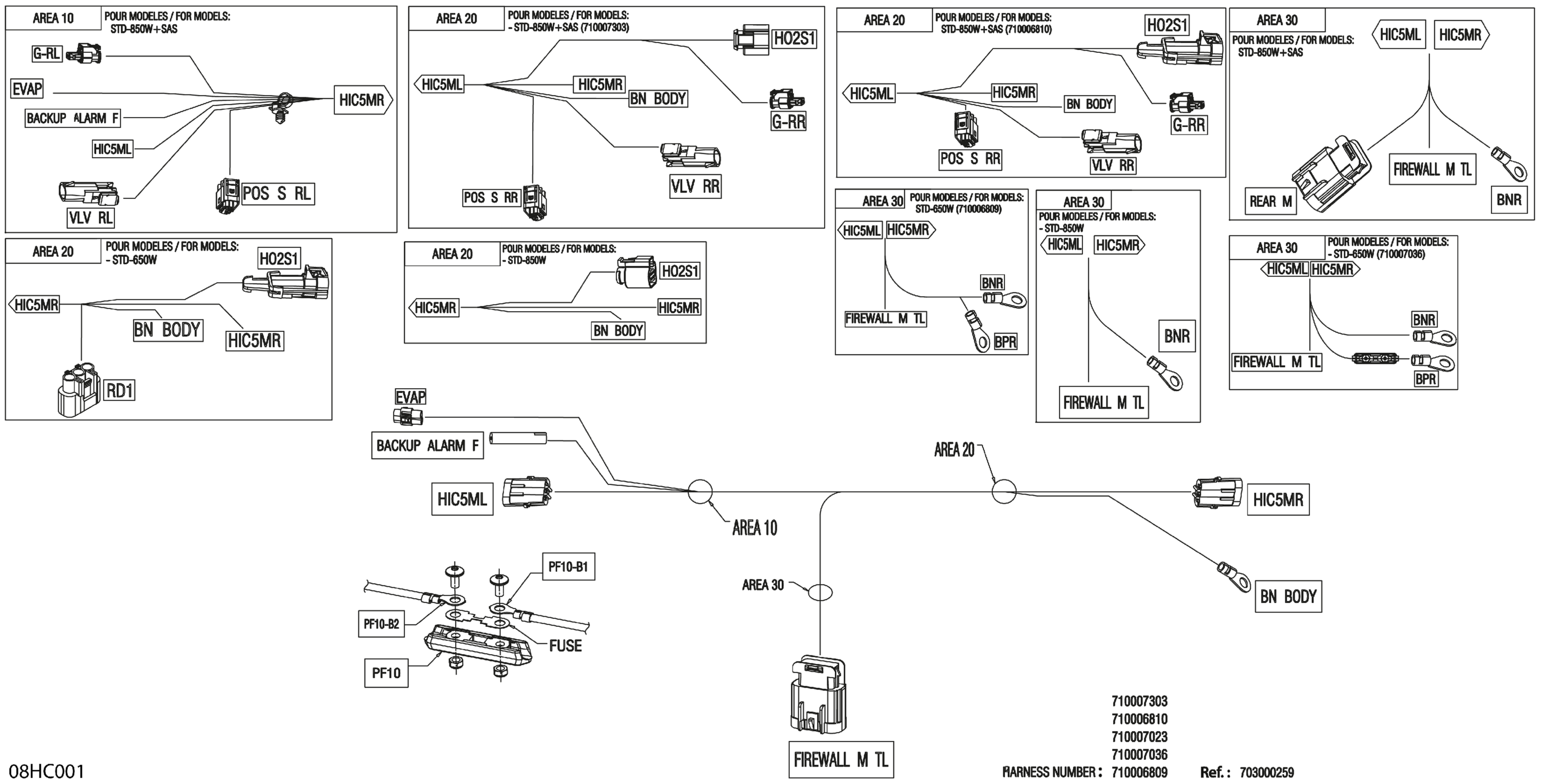 Electric - Junction Wiring Harness