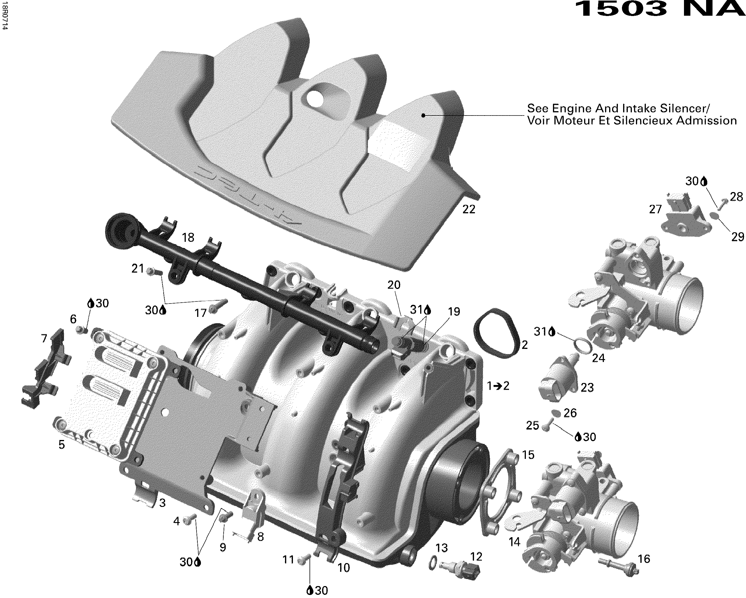 Air Intake Manifold Sport Boats