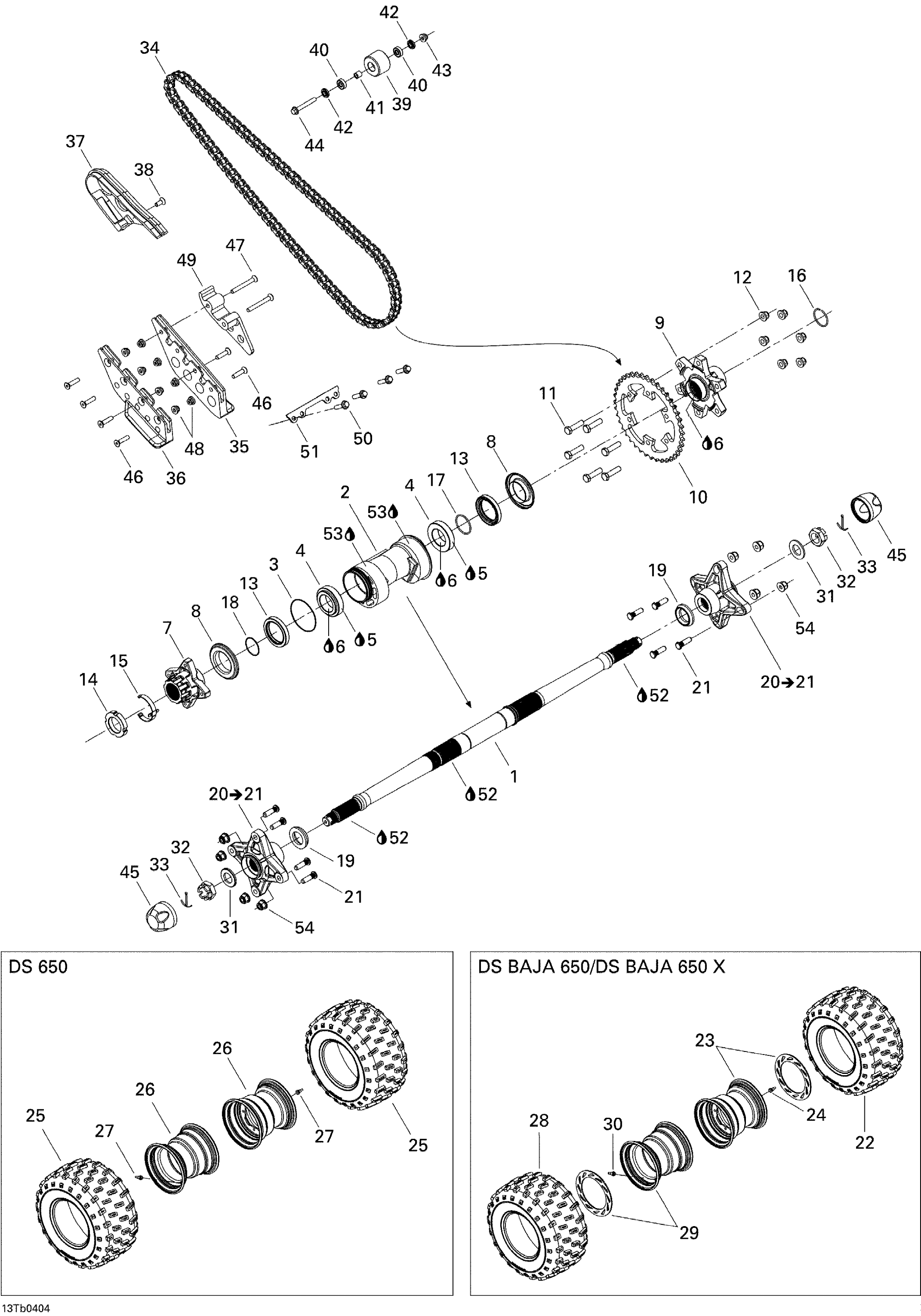 Drive System, Rear