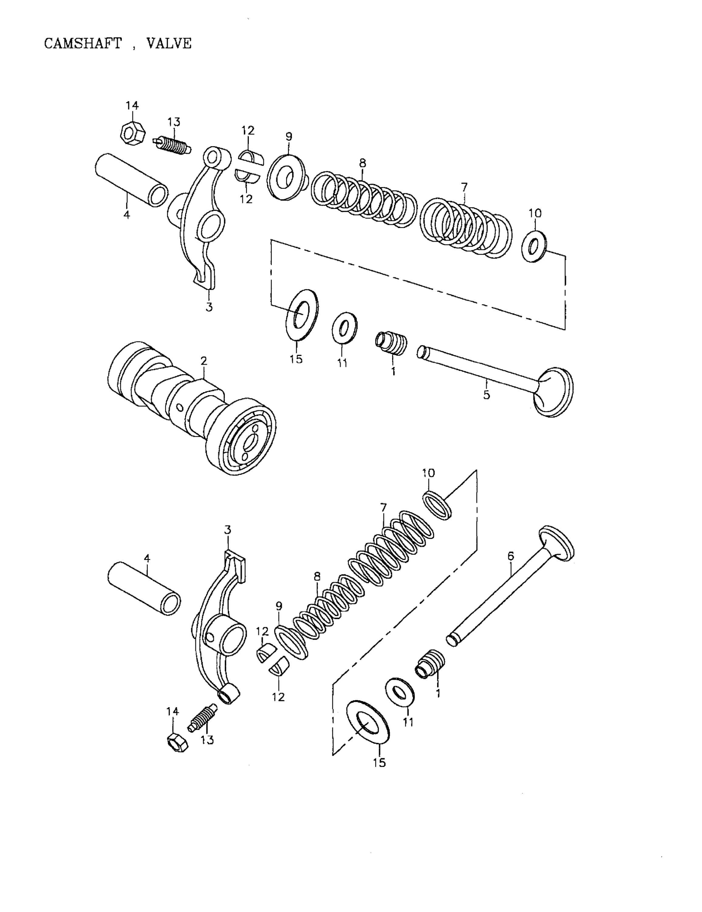 Camshaft, Valve (172-03)