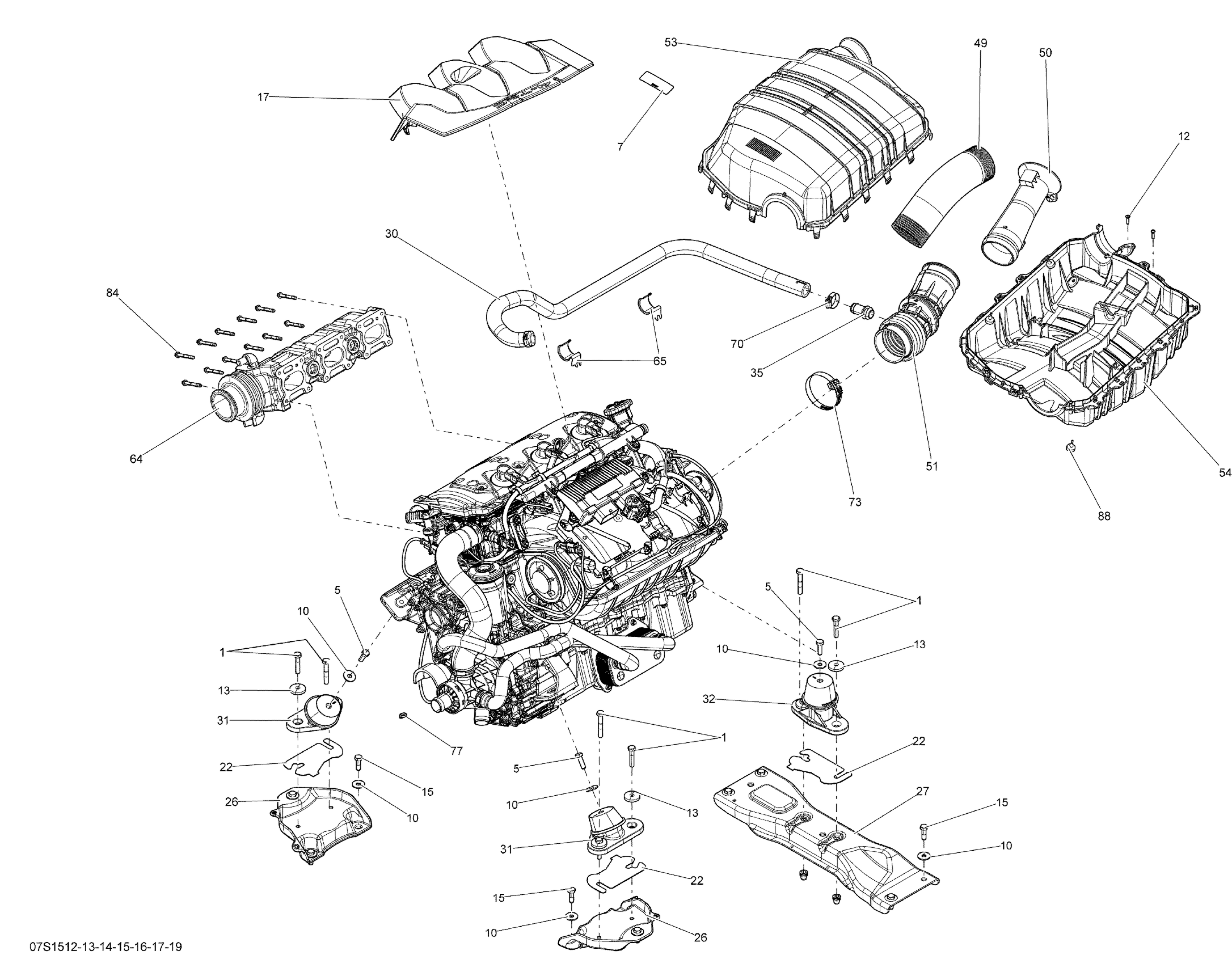 Схема узла: Engine _07S1517