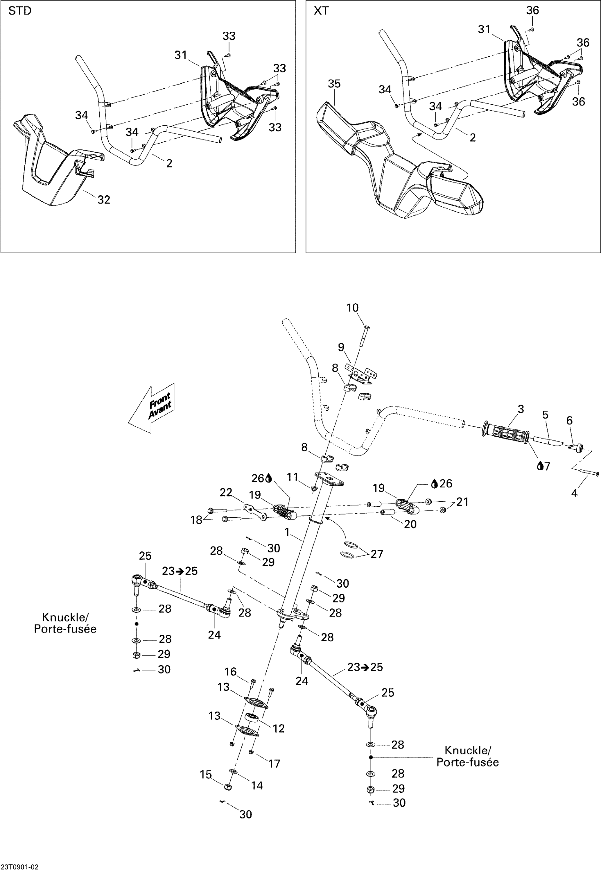 Схема узла: Steering