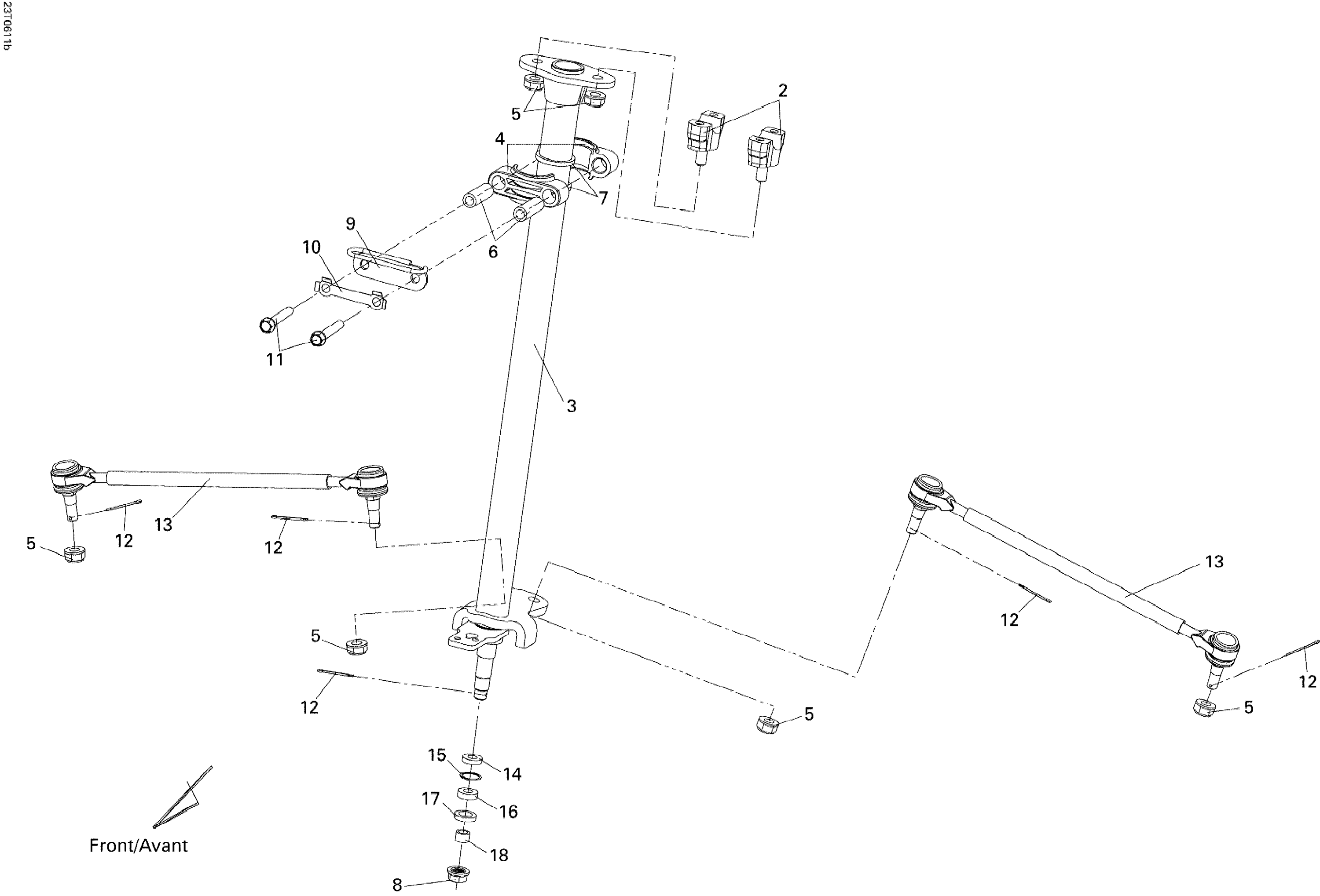 Схема узла: Steering Linkage