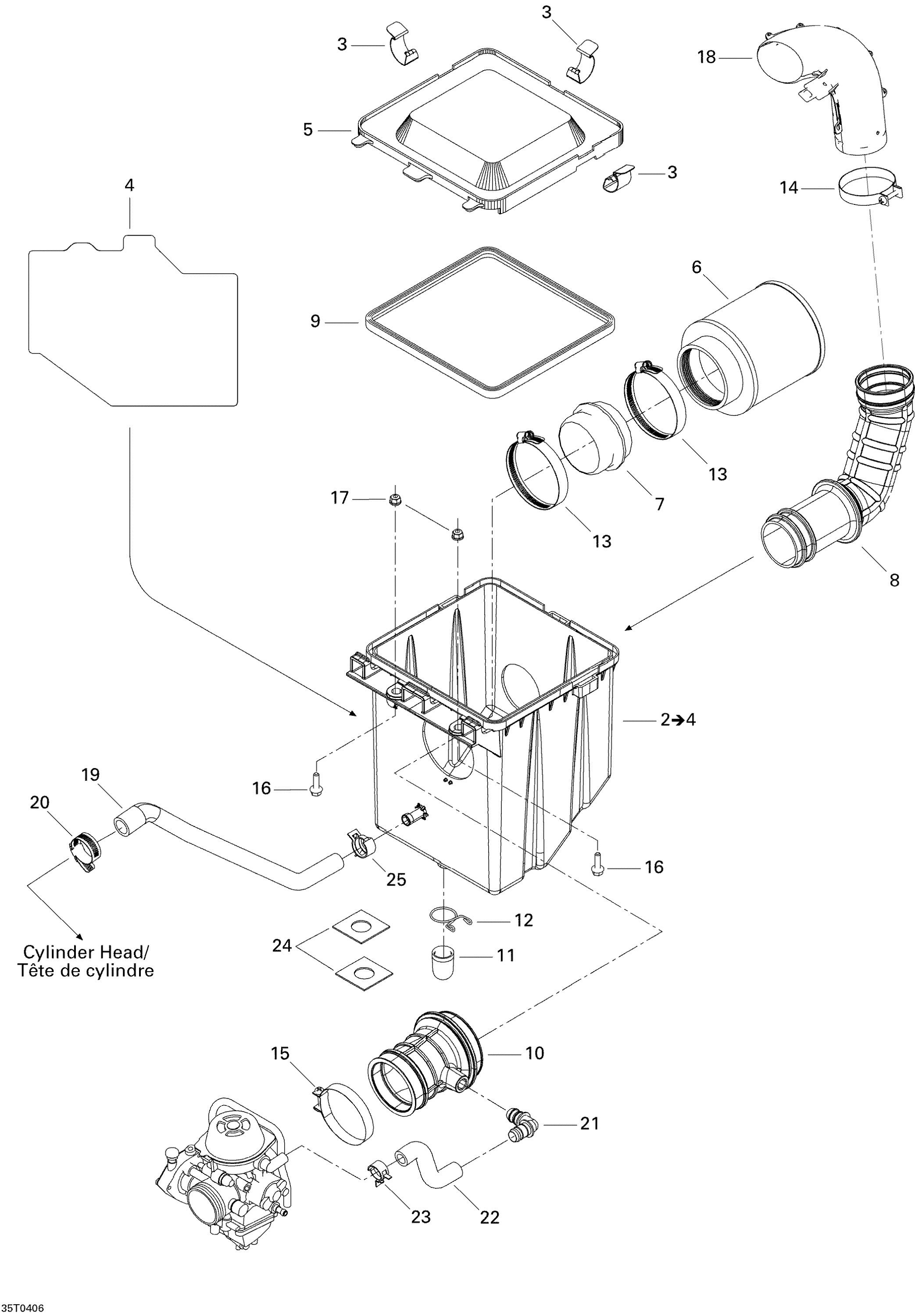 Схема узла: Air Intake System