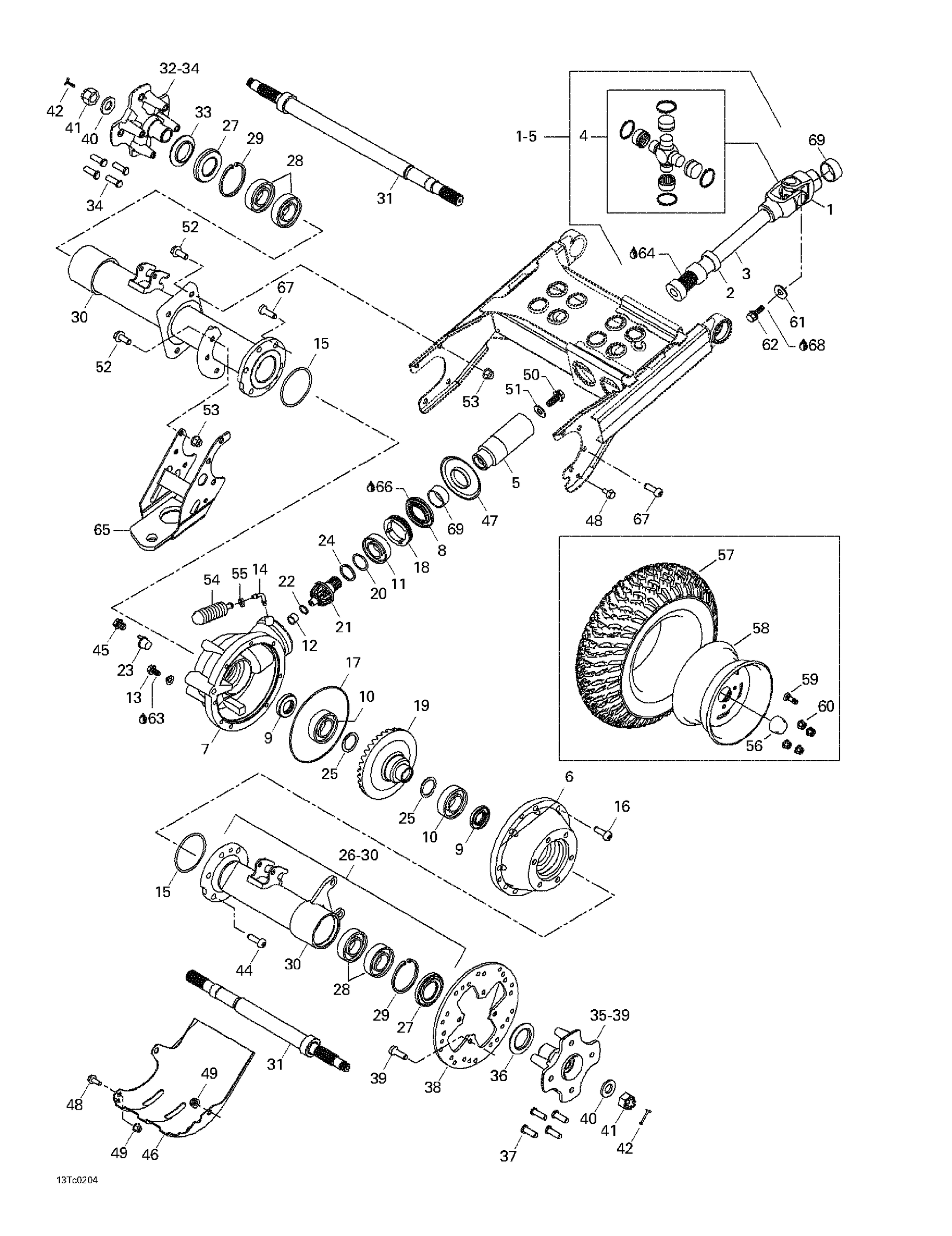 Drive System, Rear