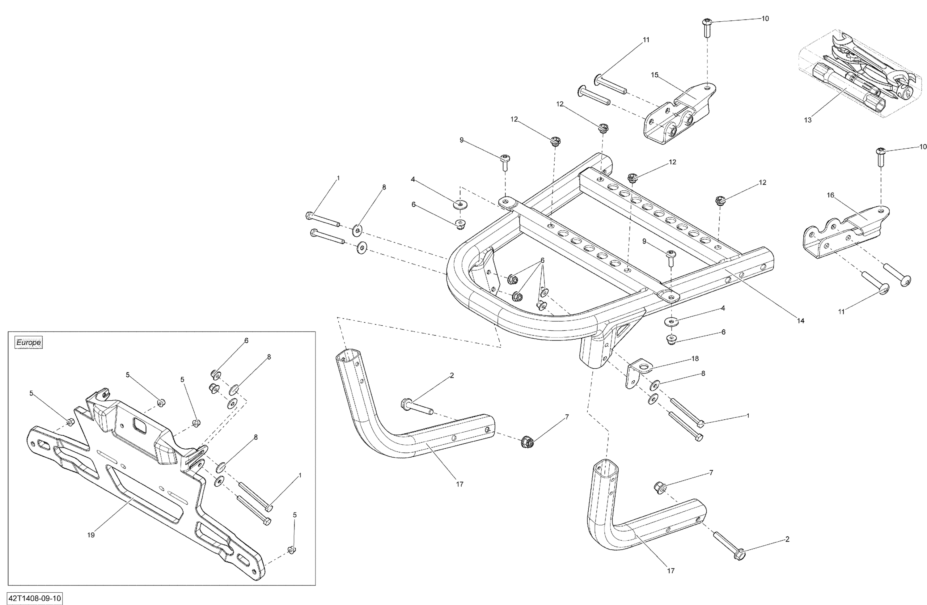 Схема узла: Rear Cargo Box