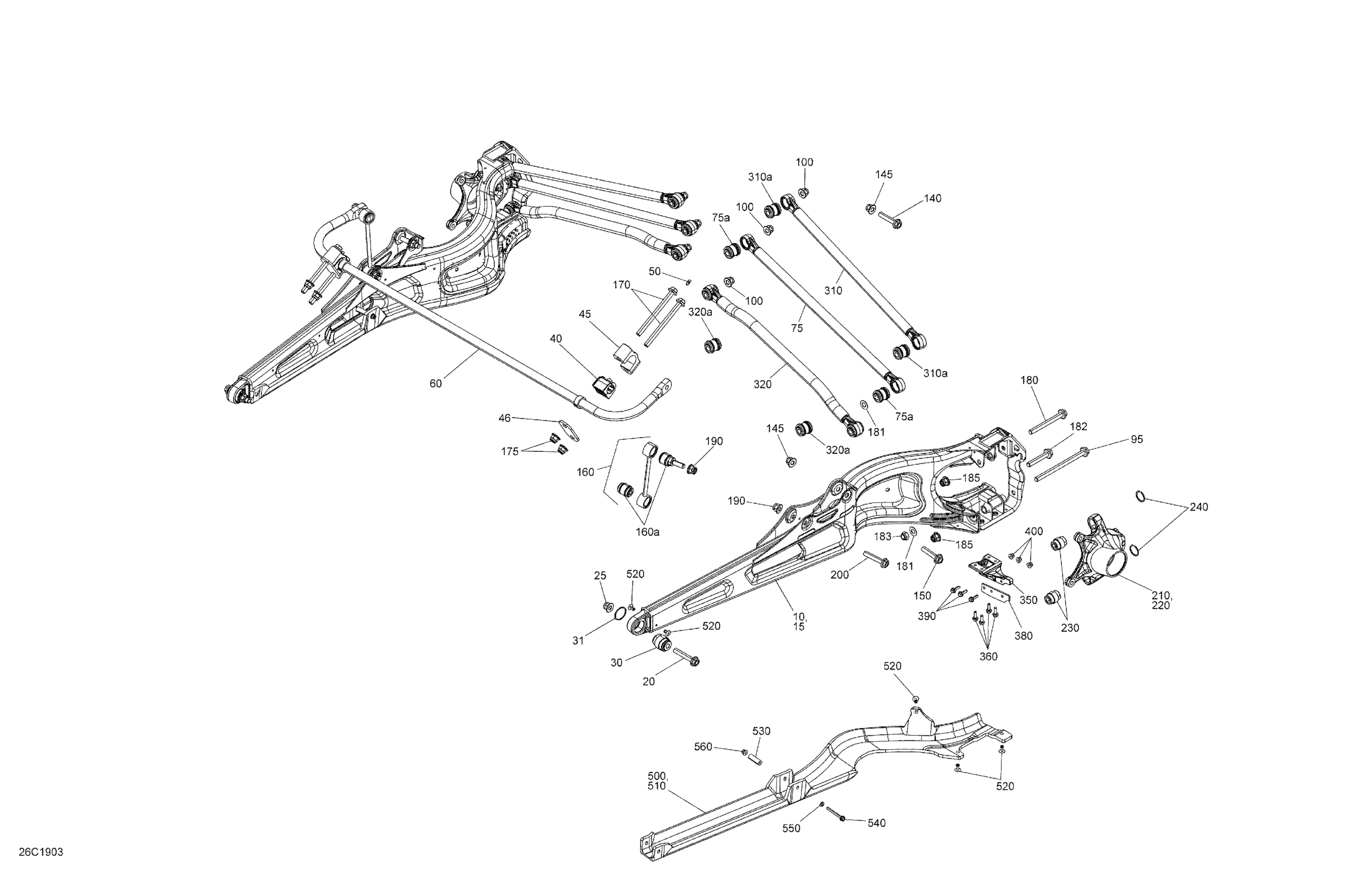 Rear Suspension - Package STD