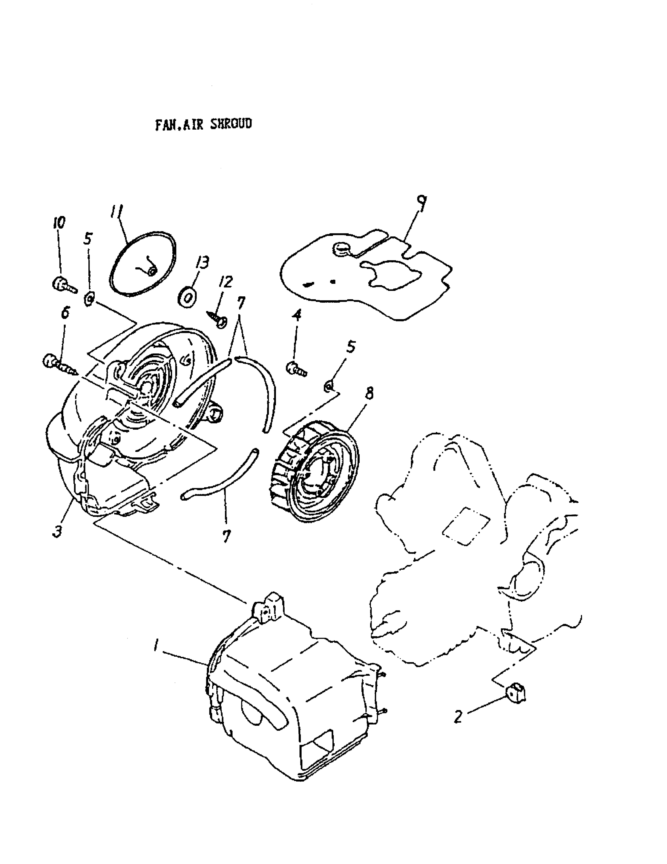 Fan, Air Shroud