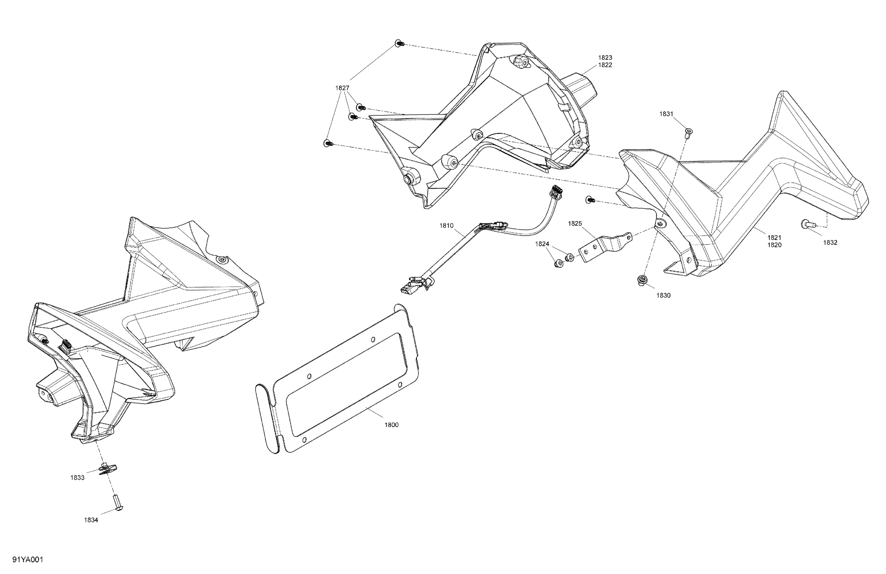 Miscellaneous - Taillight - Conformity Kit