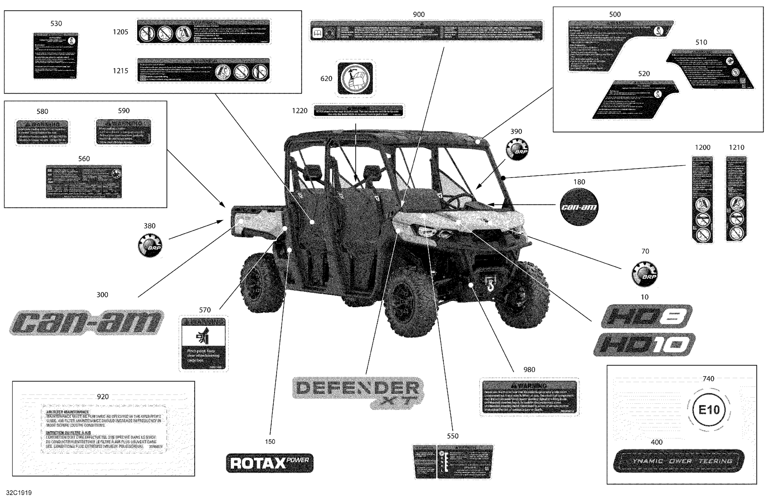 Decals - HD10 - XT