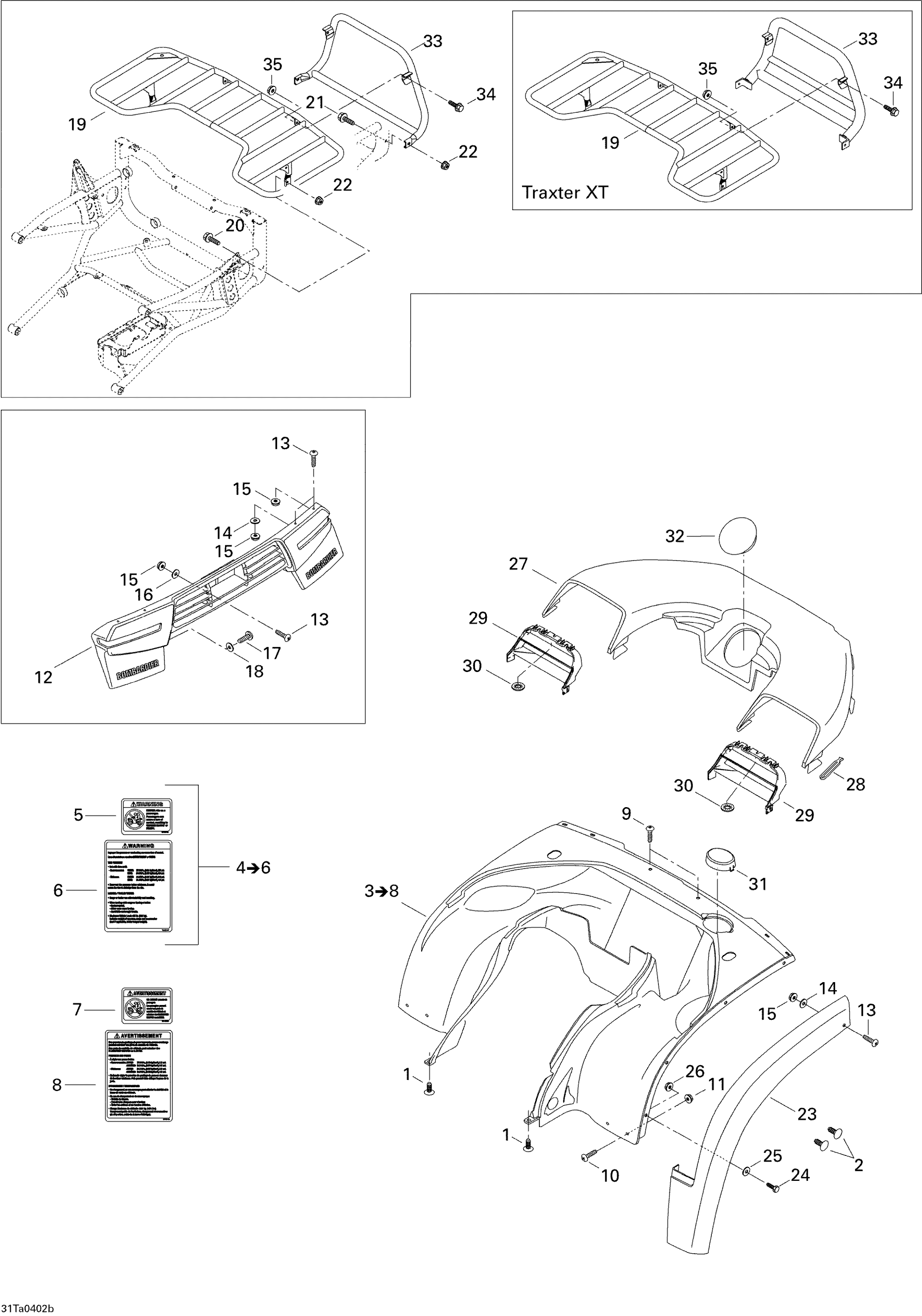 Body And Accessories, Rear View