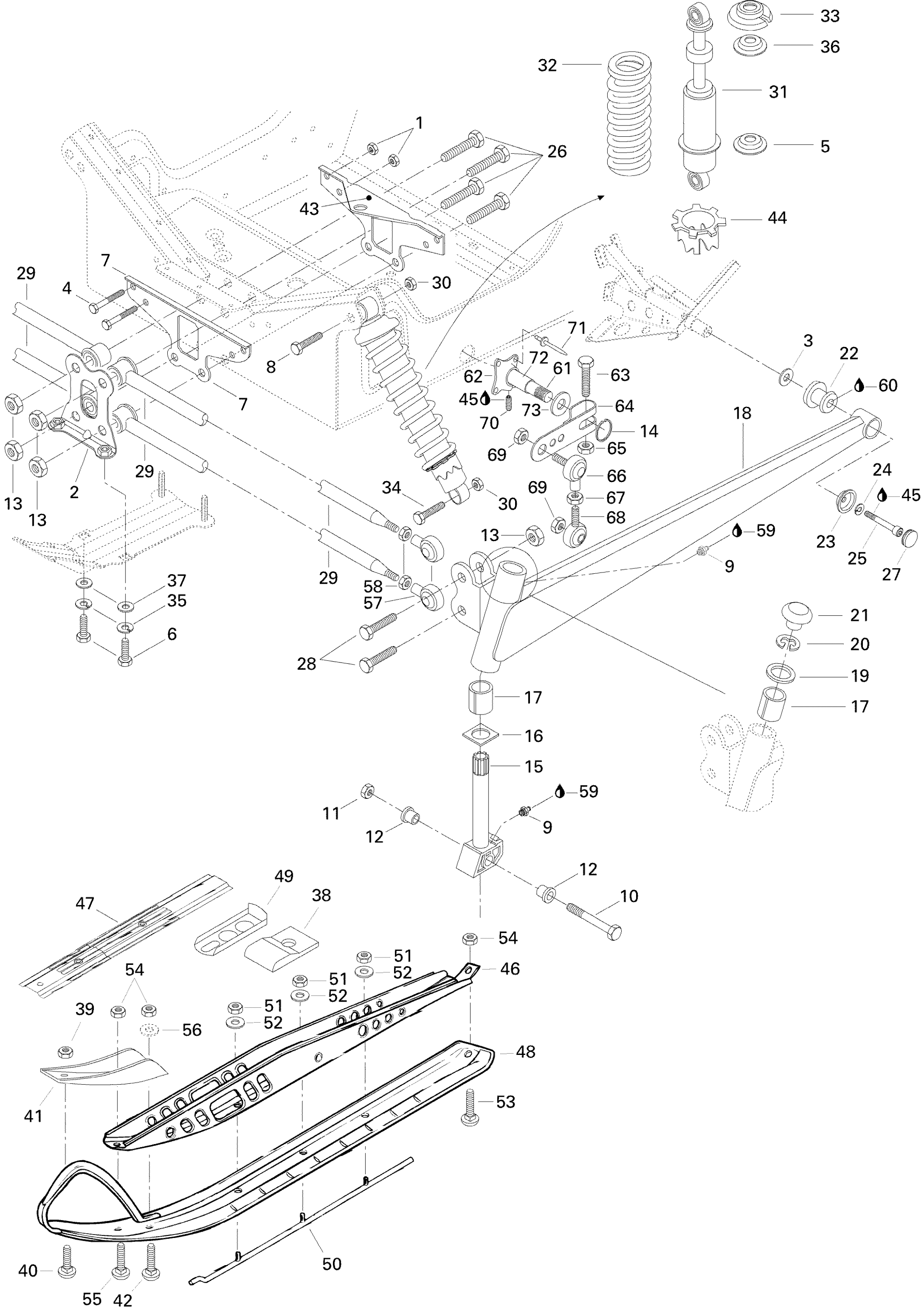 Front Suspension And Ski Form III