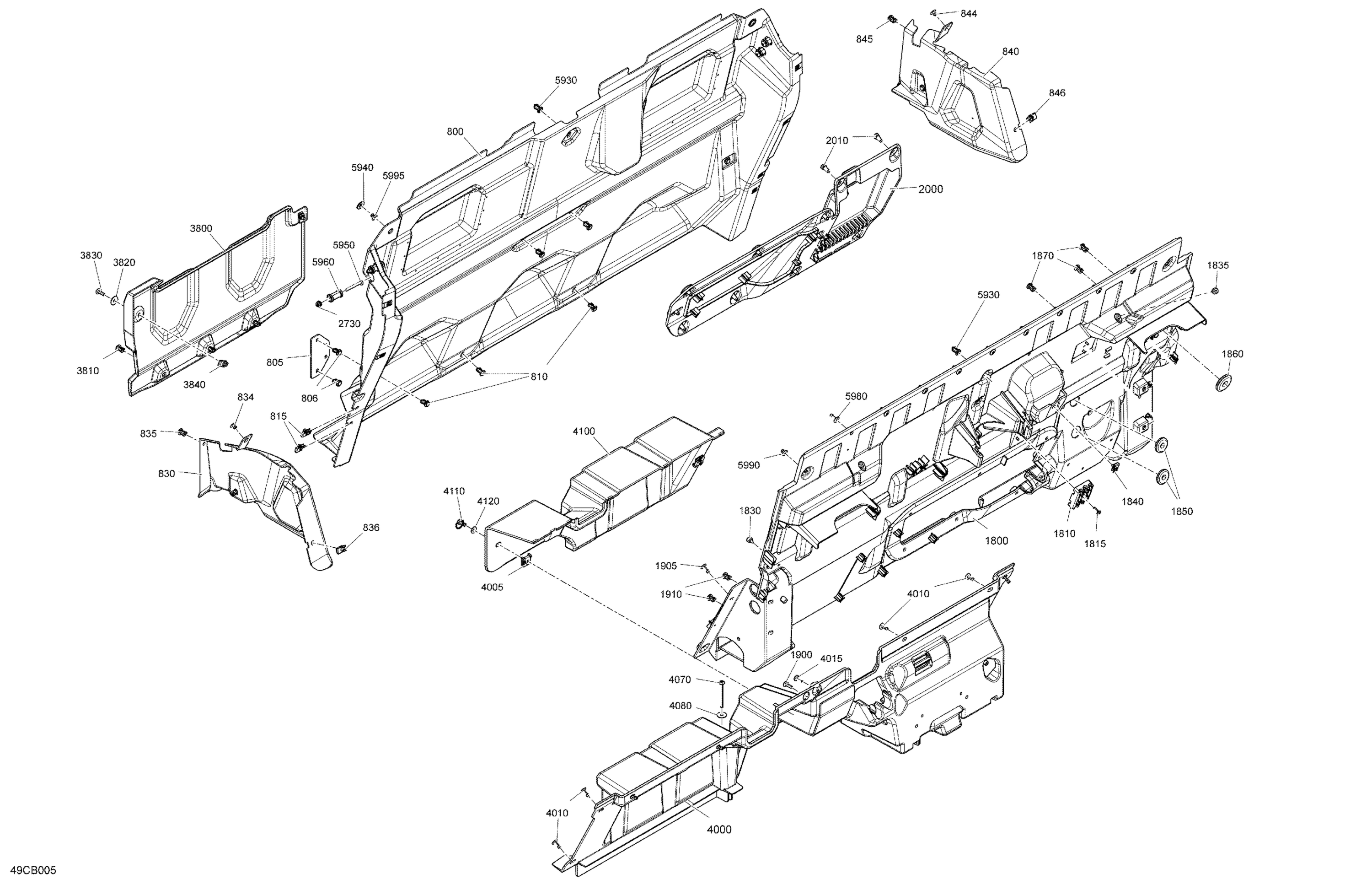 Cab Interior - Back Wall