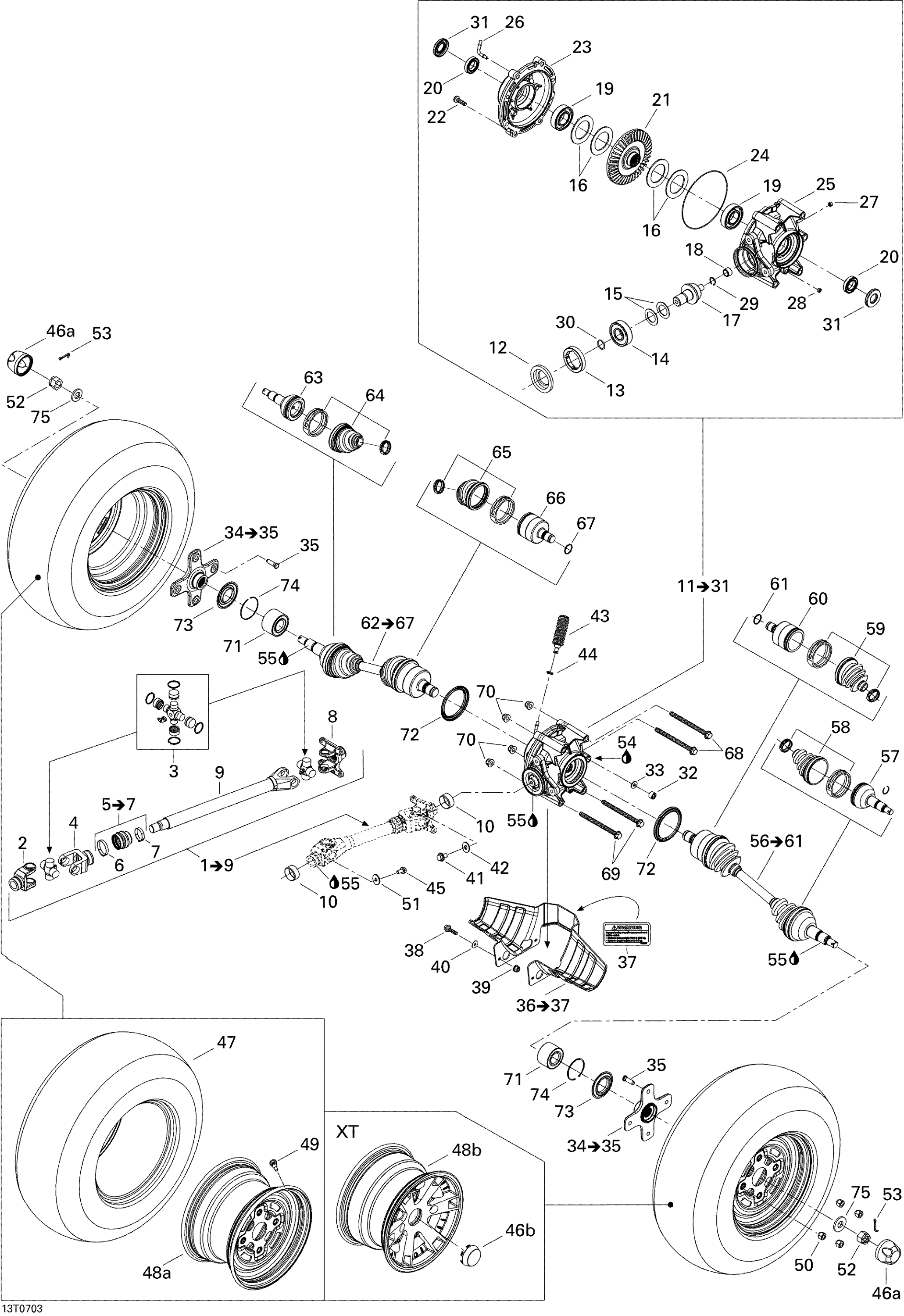 Drive System, Rear STD