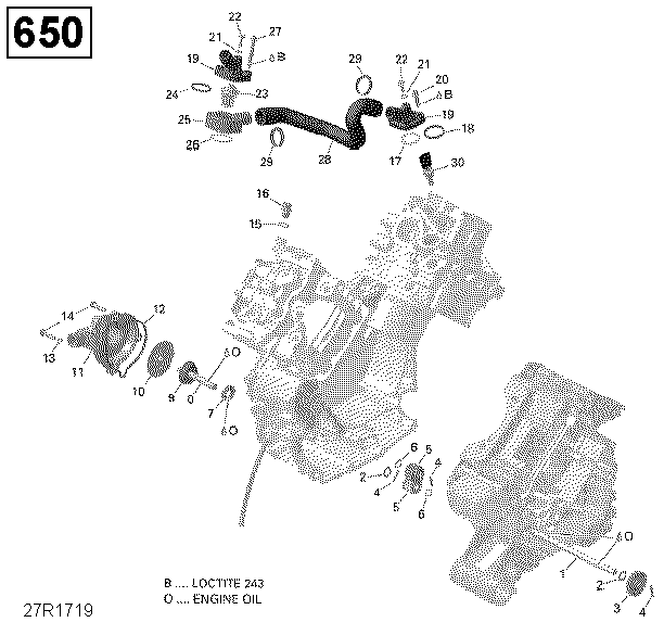 Engine Cooling - 650 EFI