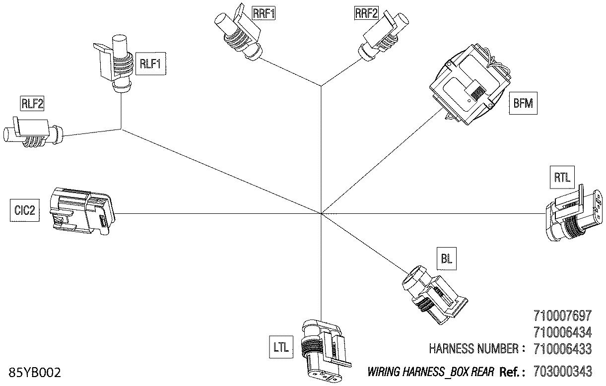 Electric - Rear Box Wiring Harness