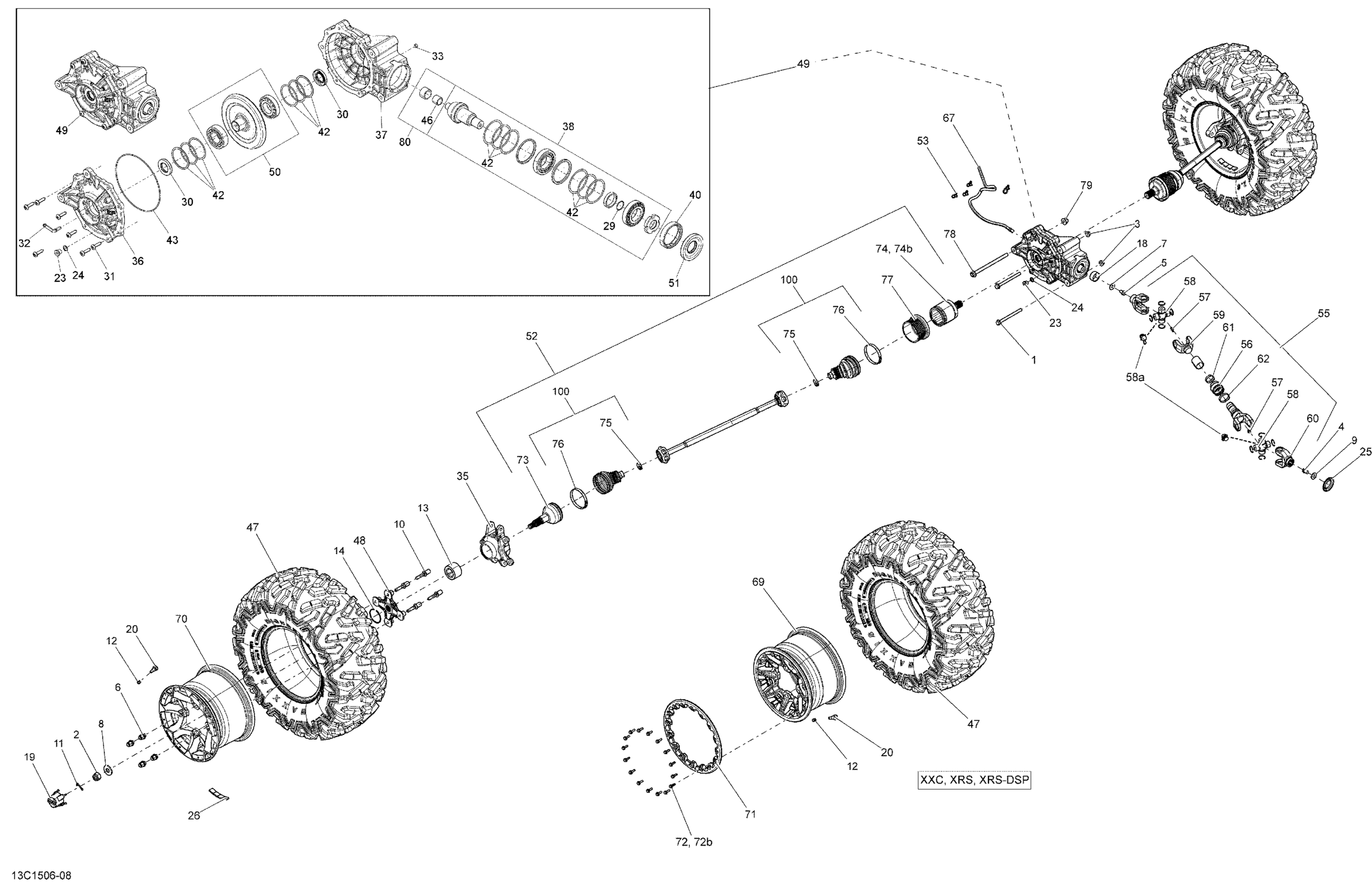 Drive System, Rear _13C1508