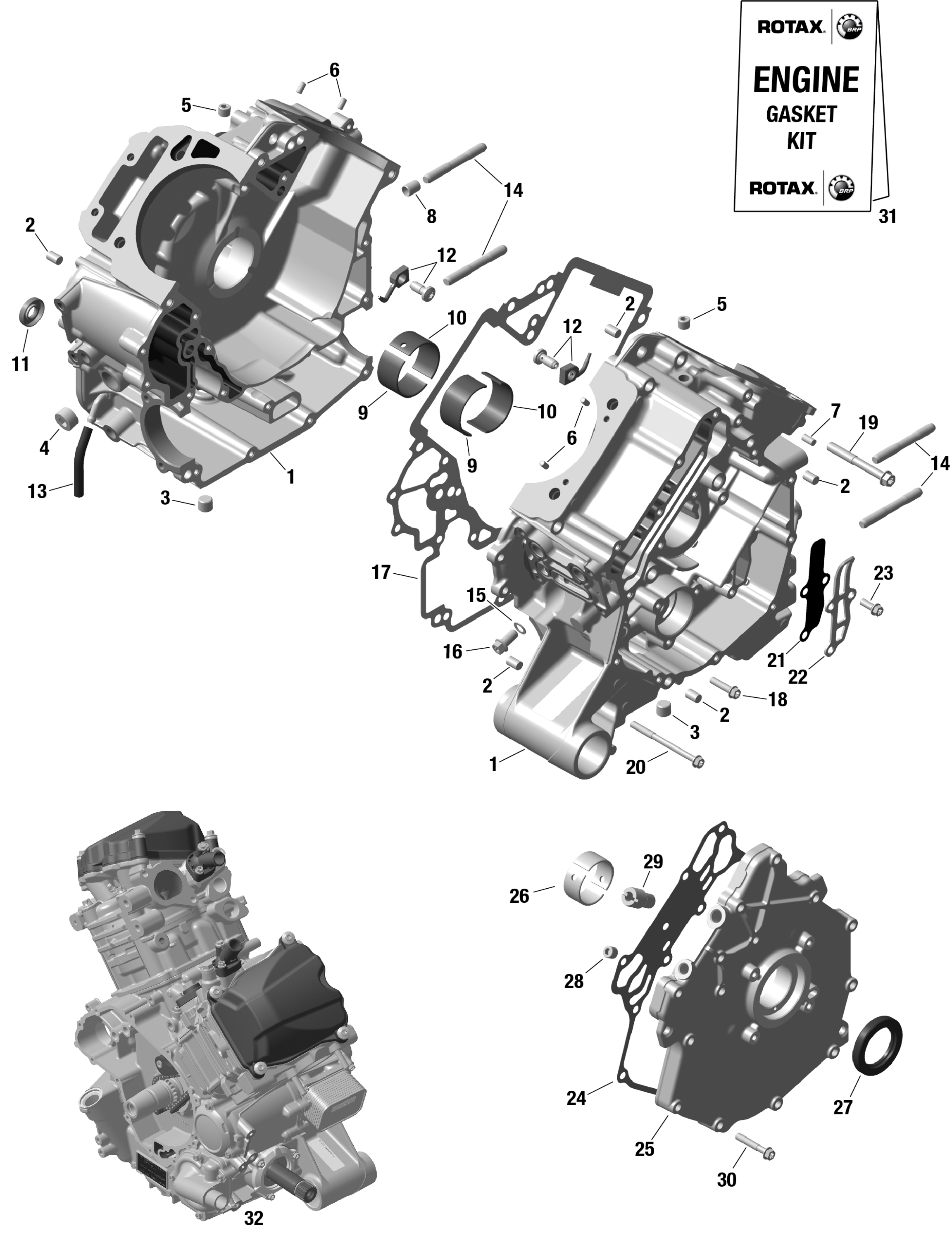 ROTAX - Crankcase