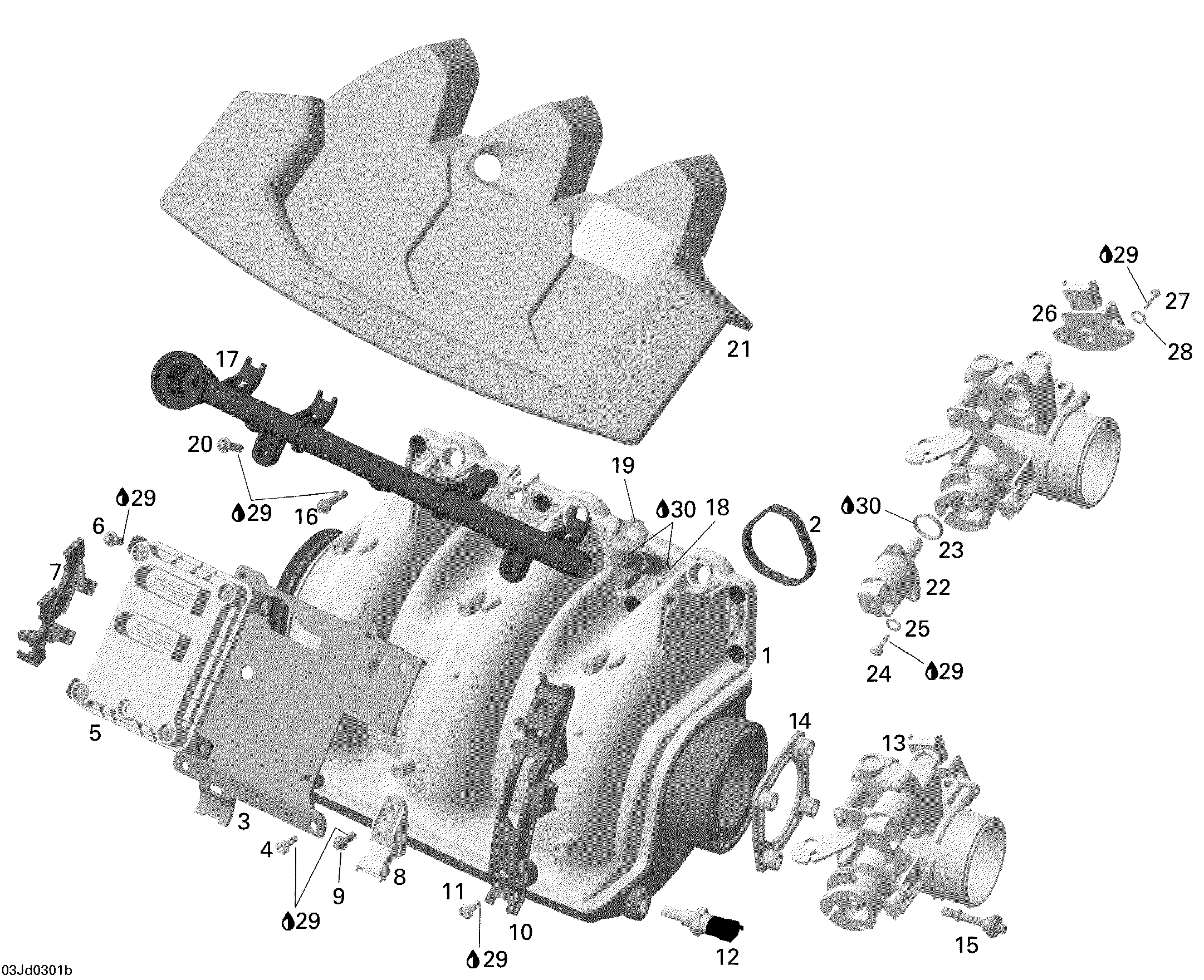 Схема узла: Air Intake Manifolds