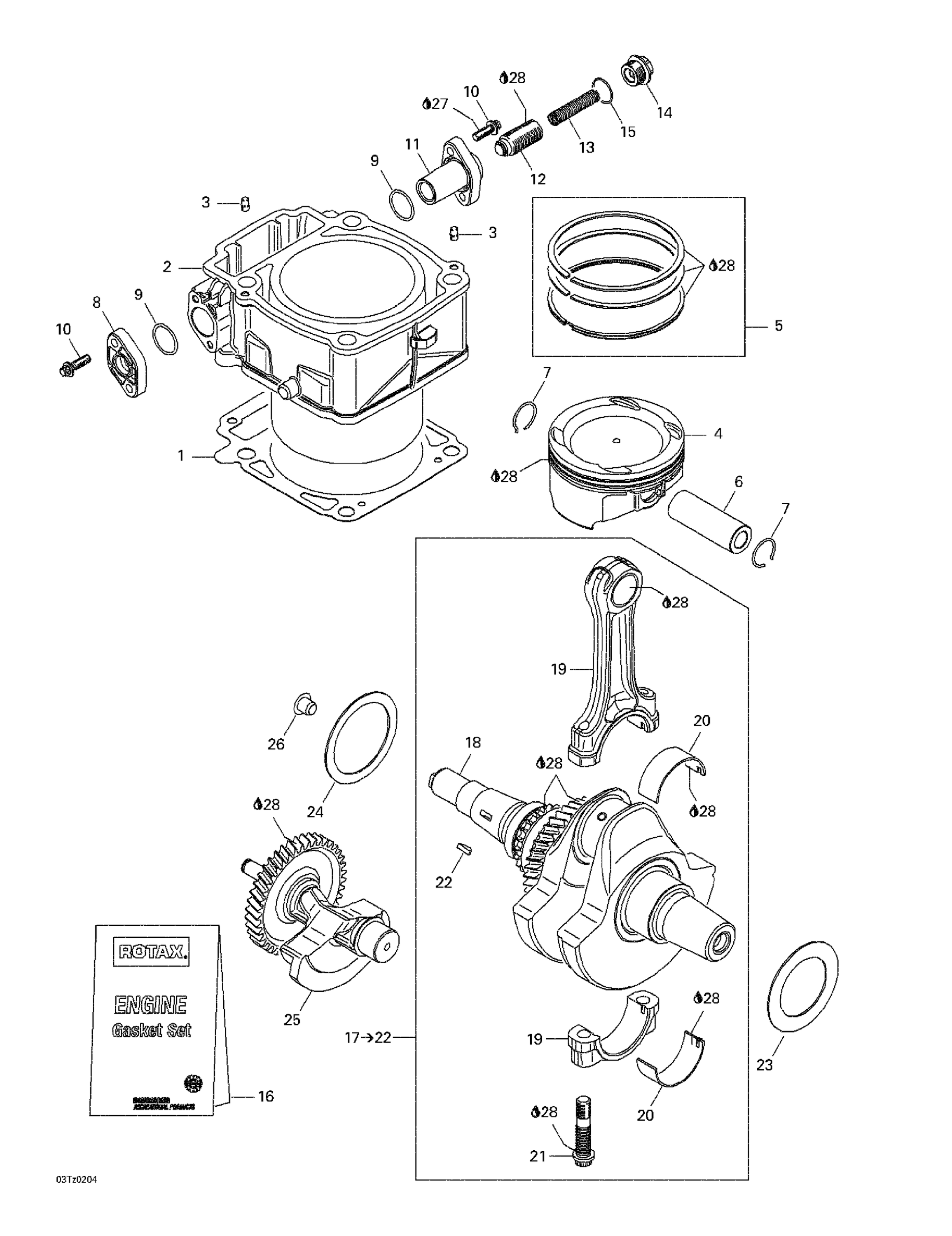 Crankshaft And Cylinder