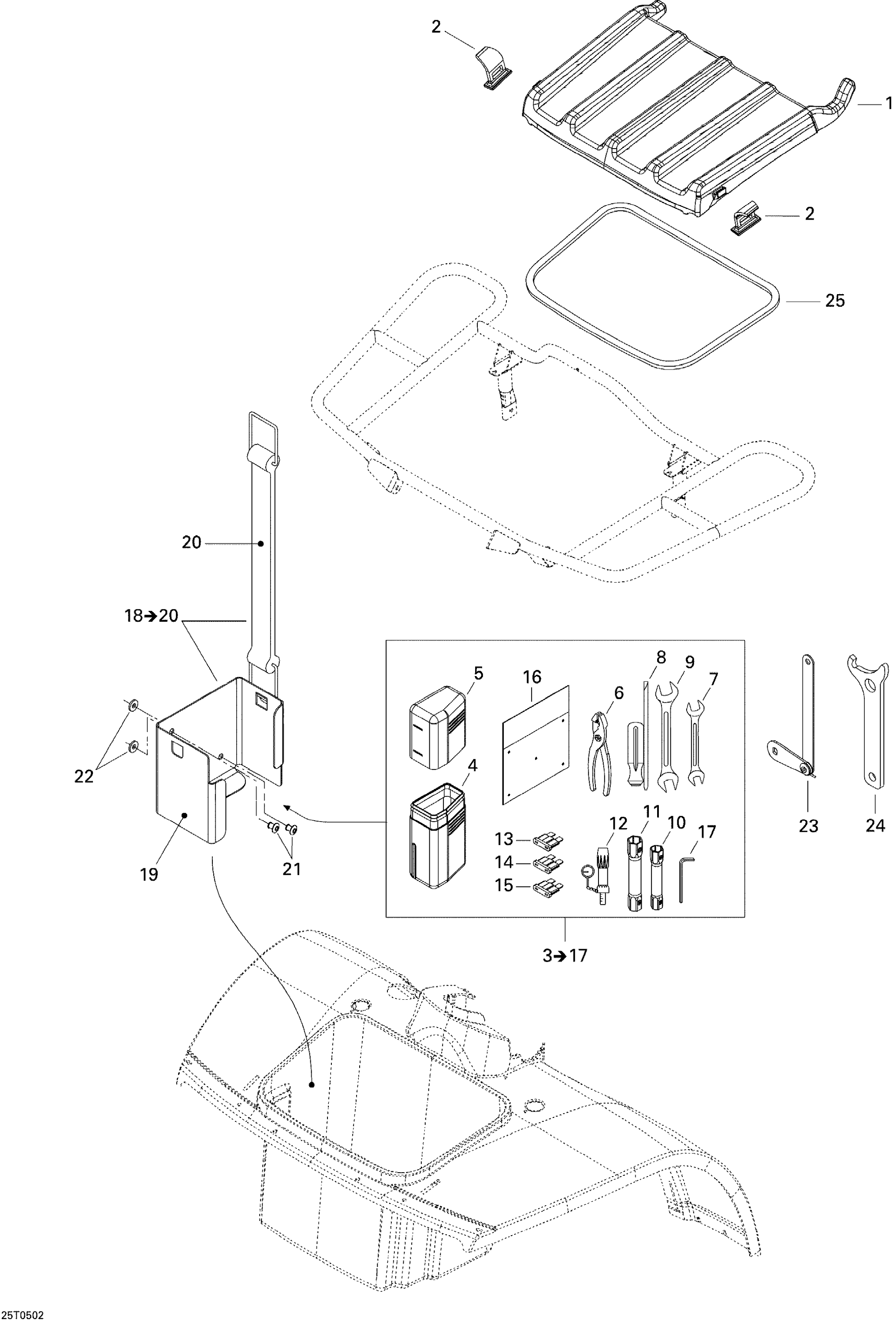 Front Storage Compartment