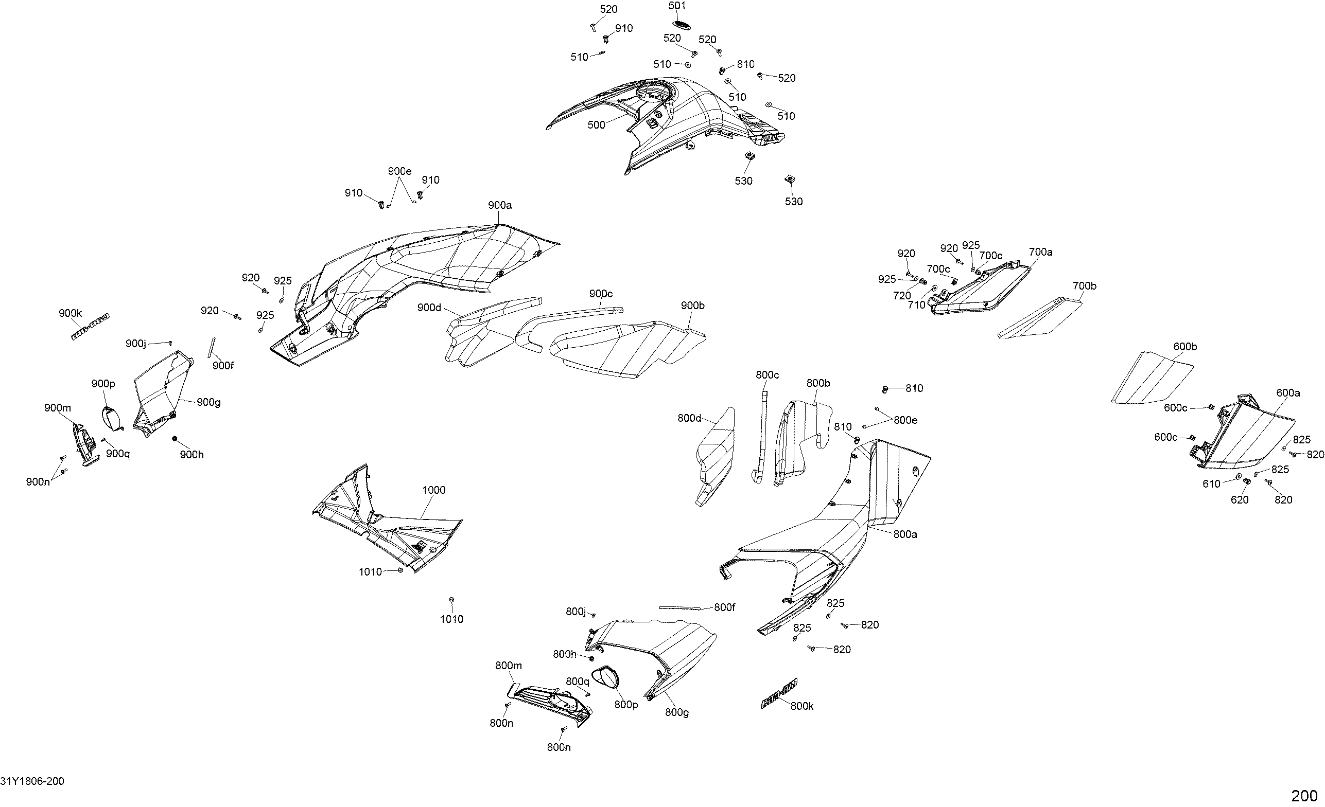 Схема узла: Body And Accessories - Fairing