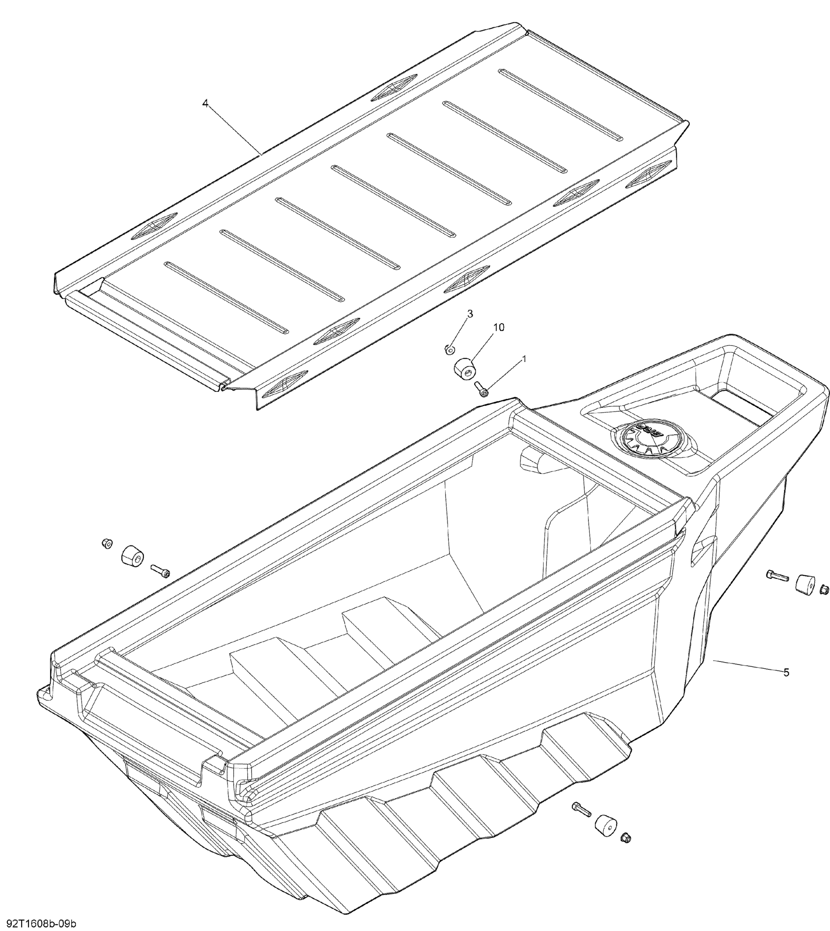 Схема узла: Cargo Drawer Box Kit