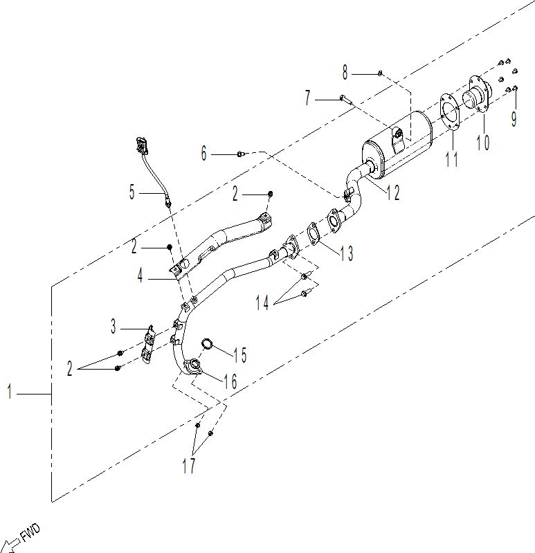 Engine - Exhaust Pipe 110