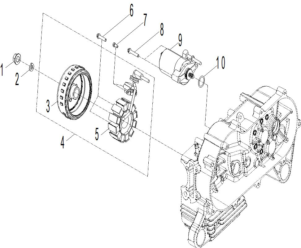 Engine - Generator-Start Motor