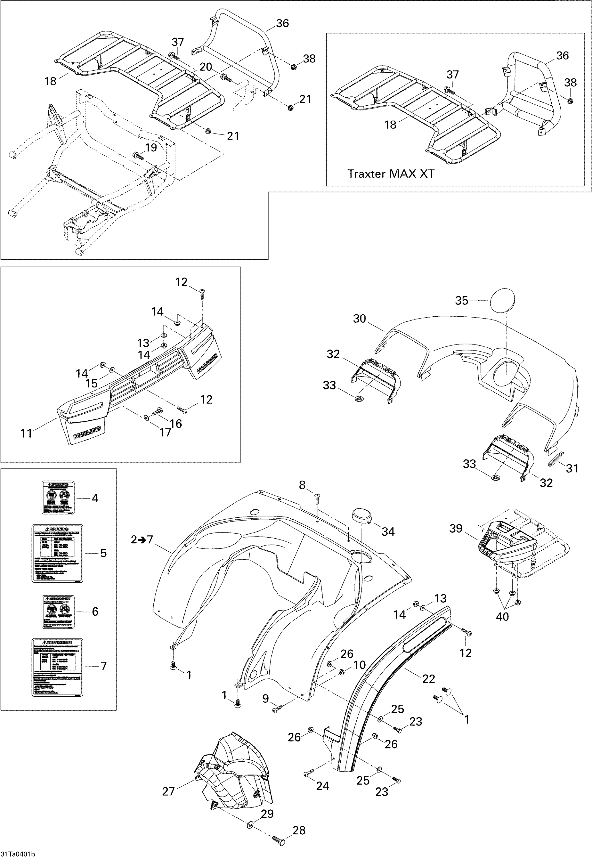 Body And Accessories, Rear View