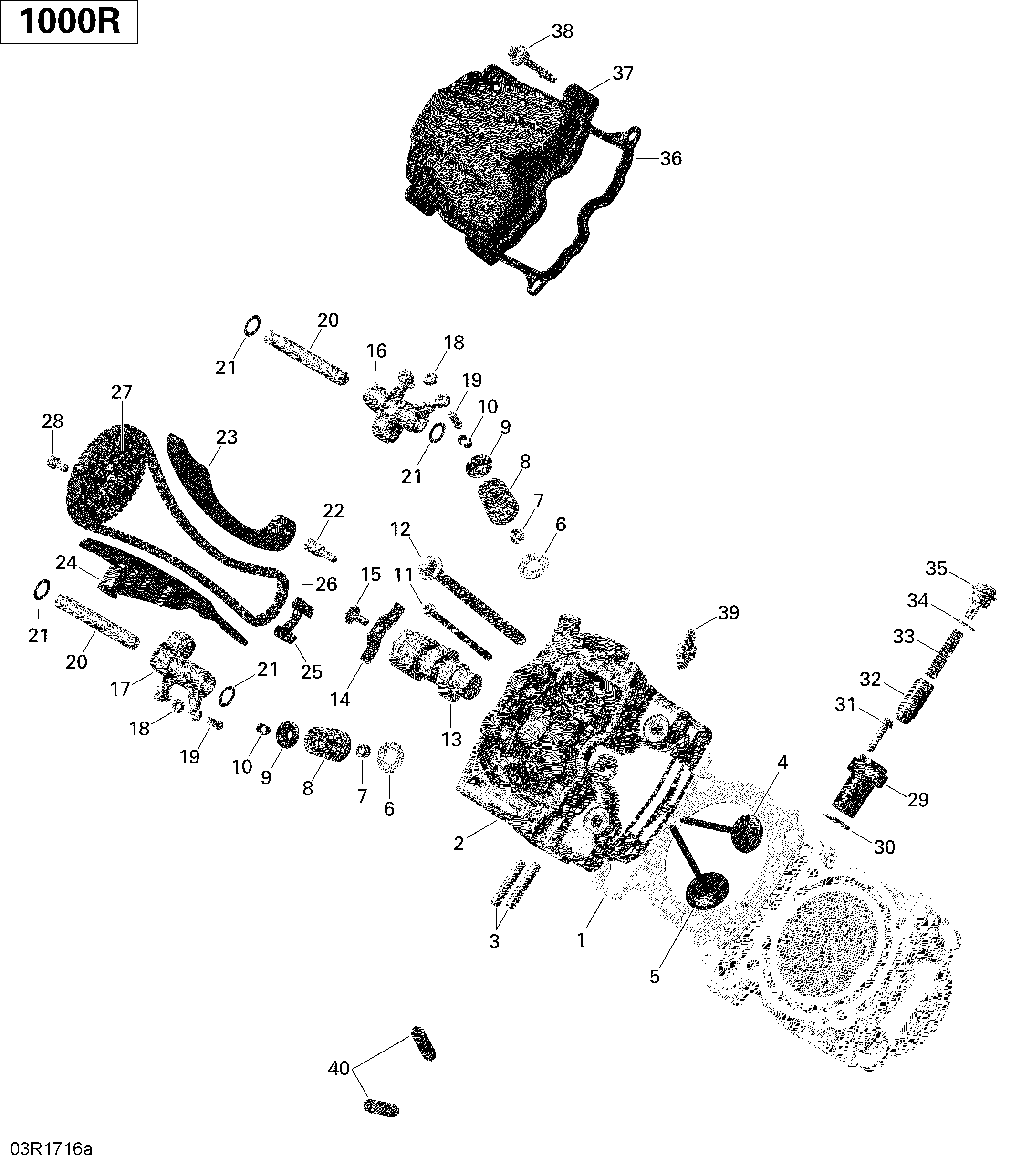 Cylinder Head, Front - 1000R