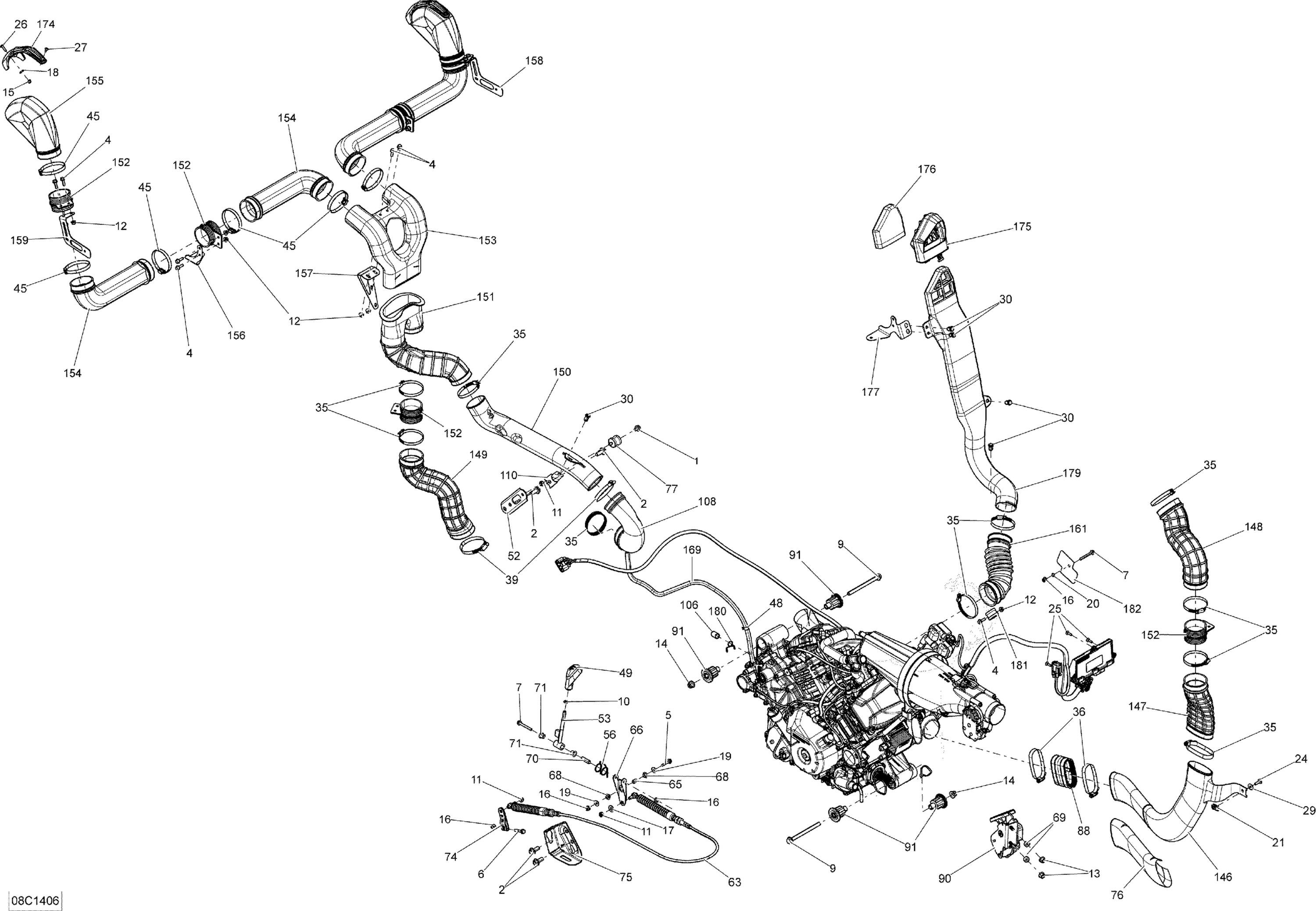 Схема узла: Engine _08C1406