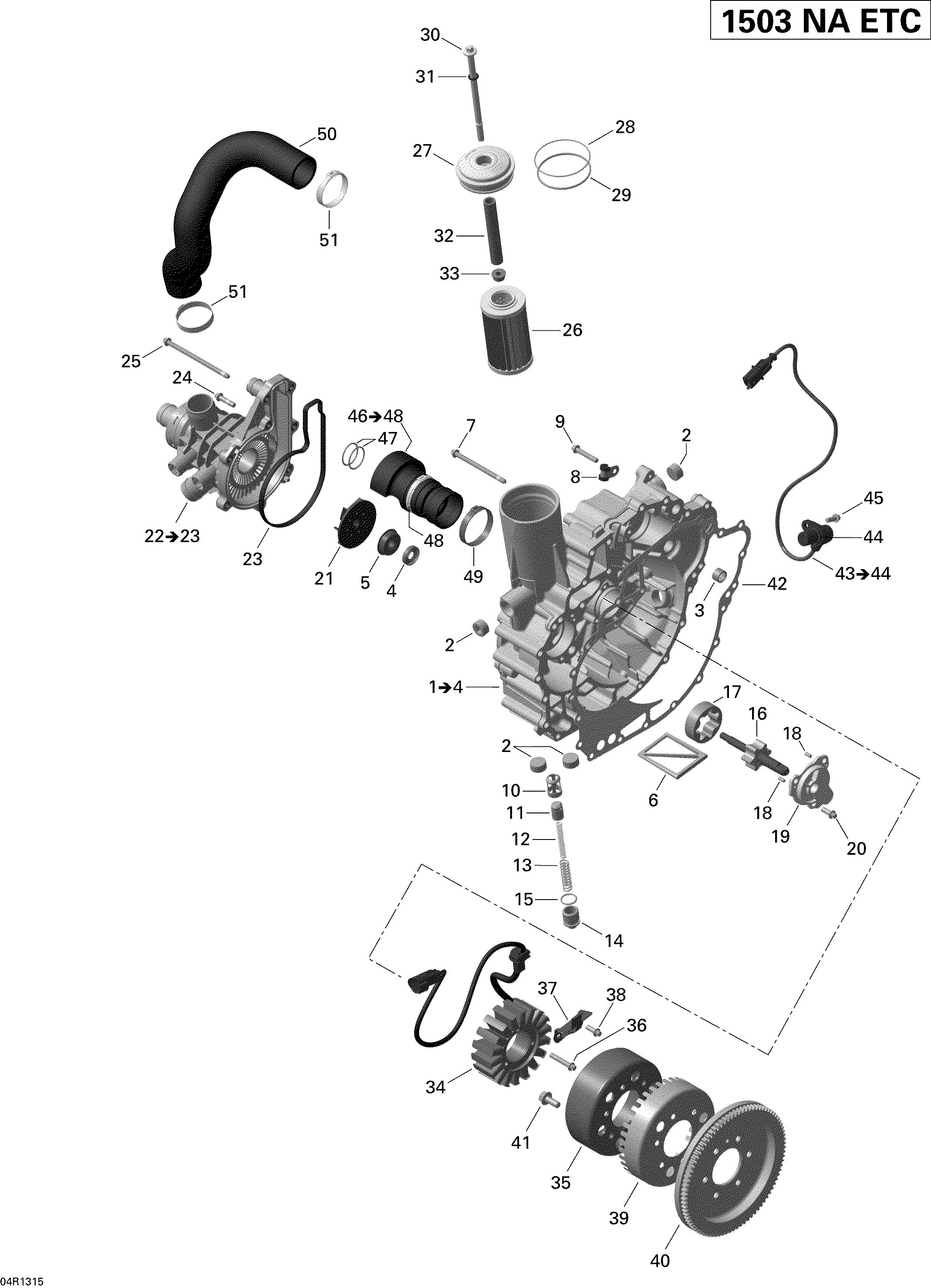 PTO Cover And Magneto