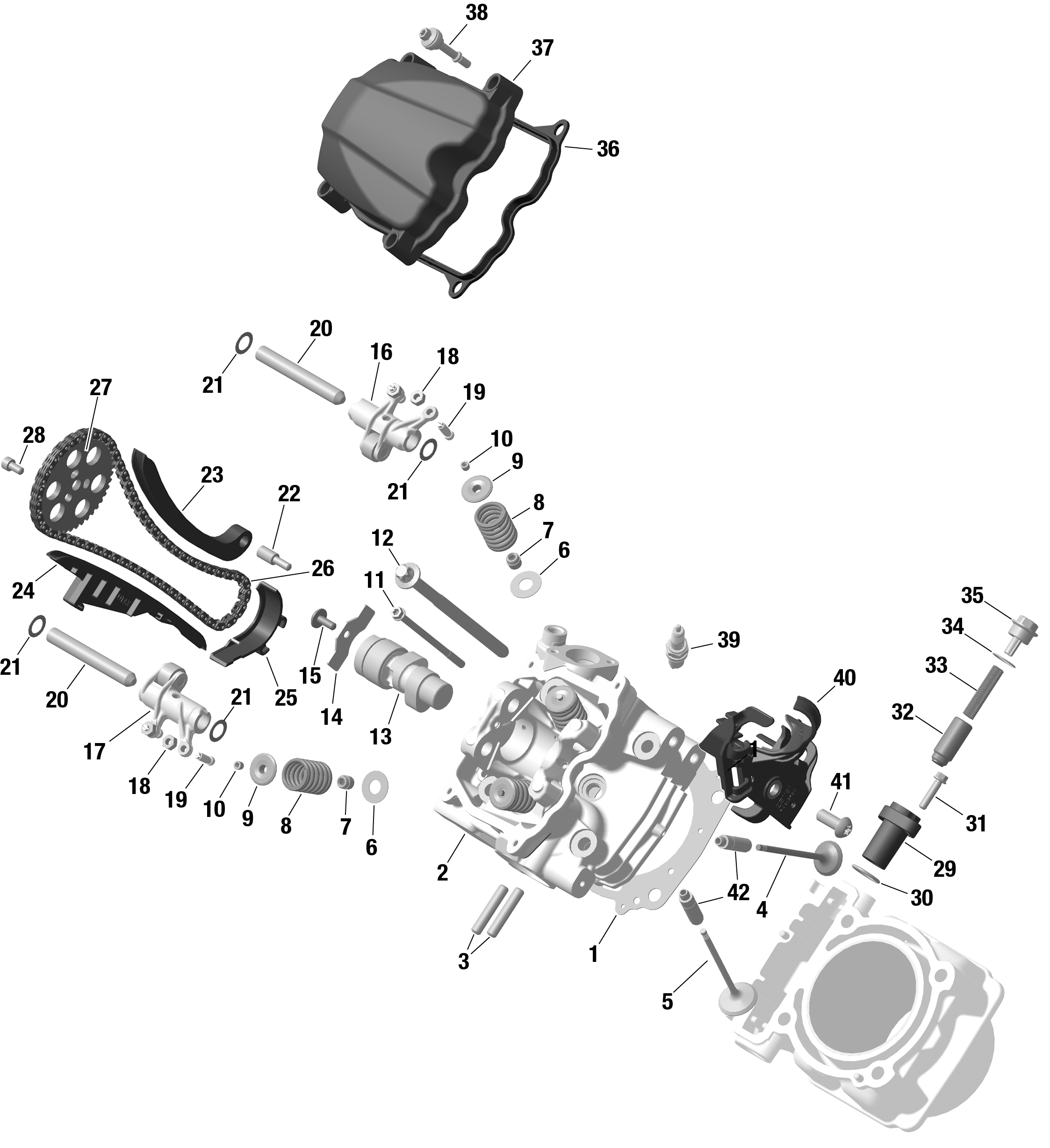 ROTAX - Front Cylinder Head