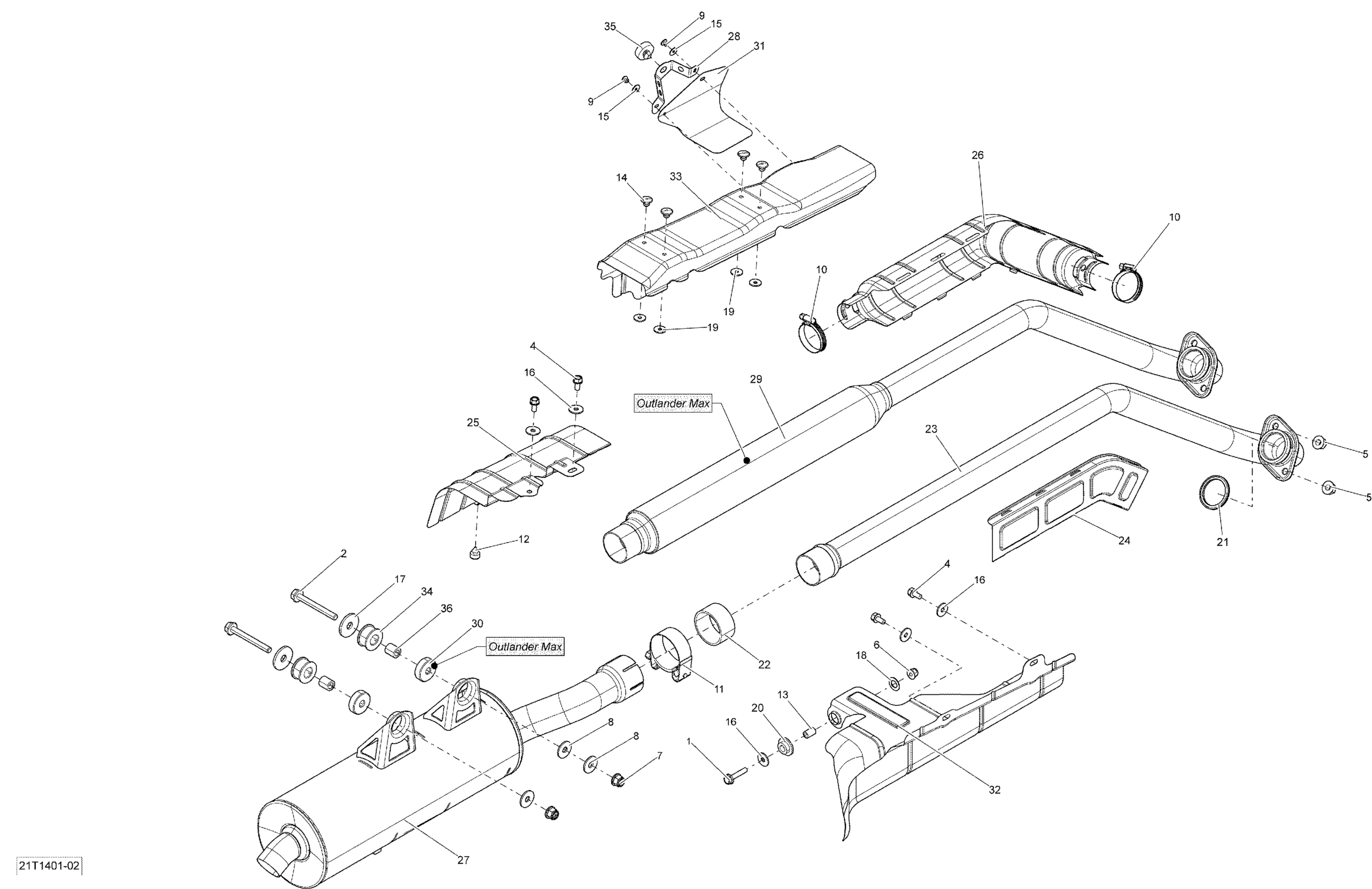 Схема узла: Exhaust System