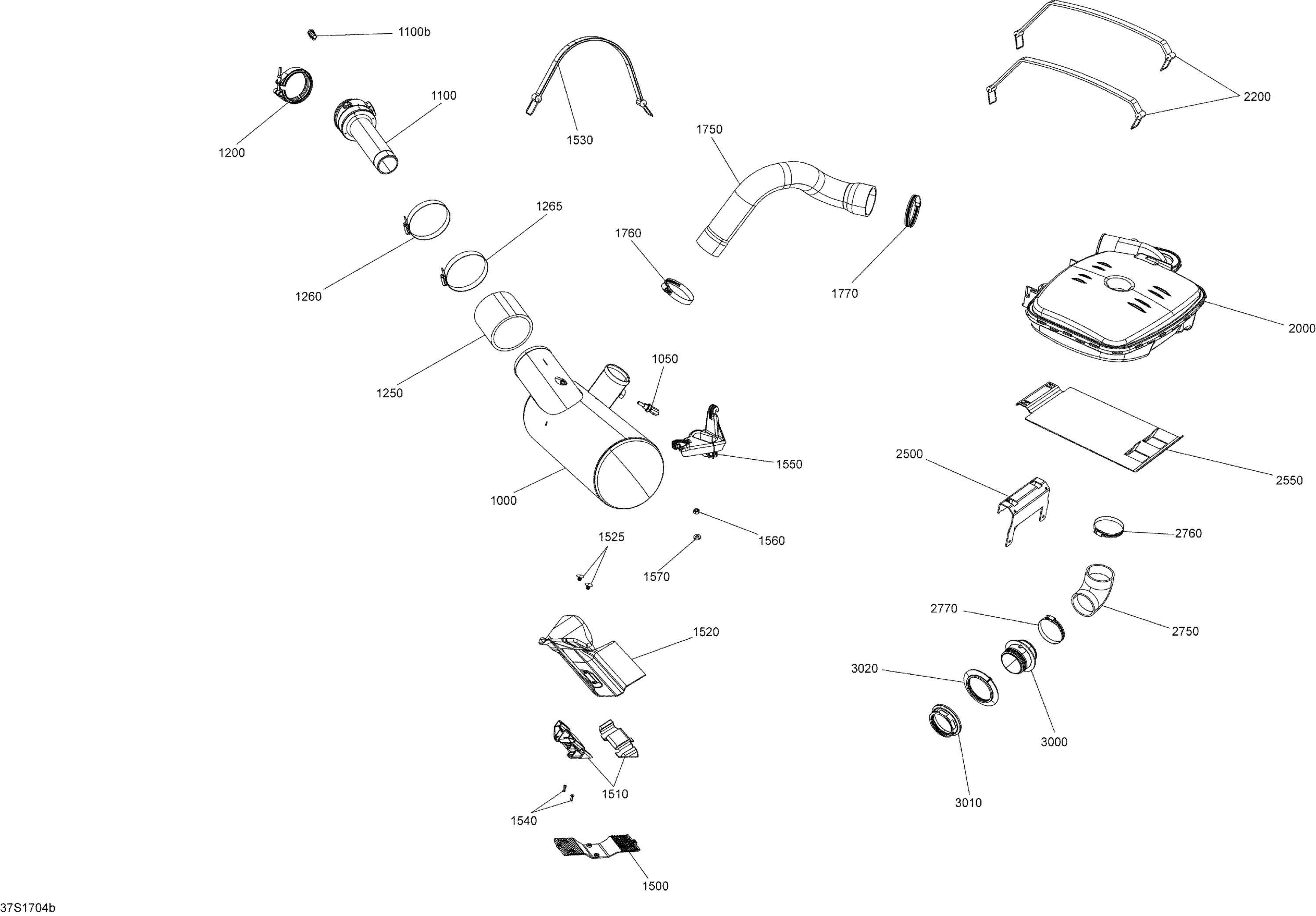 Схема узла: Exhaust System - All Models