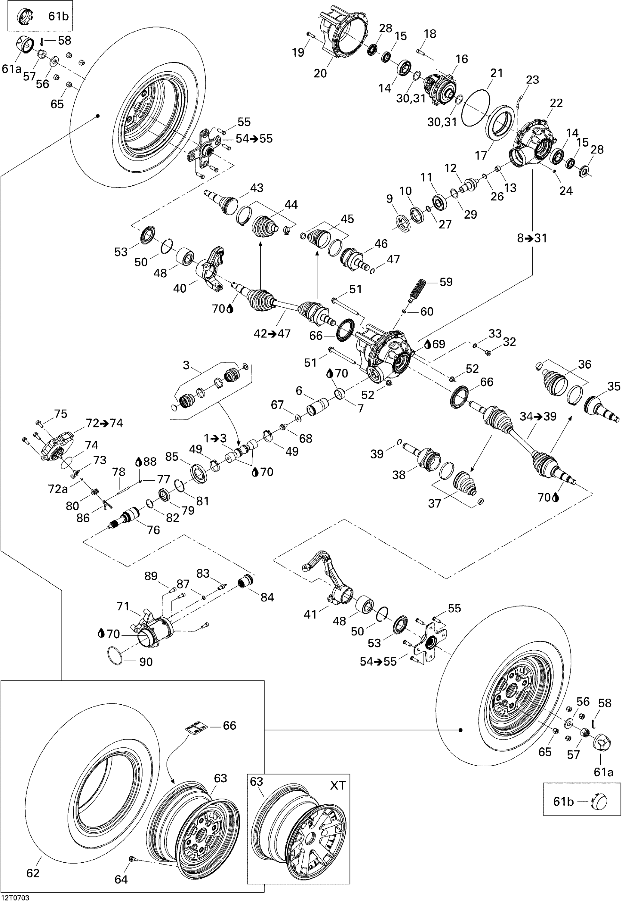 Drive System, Front STD