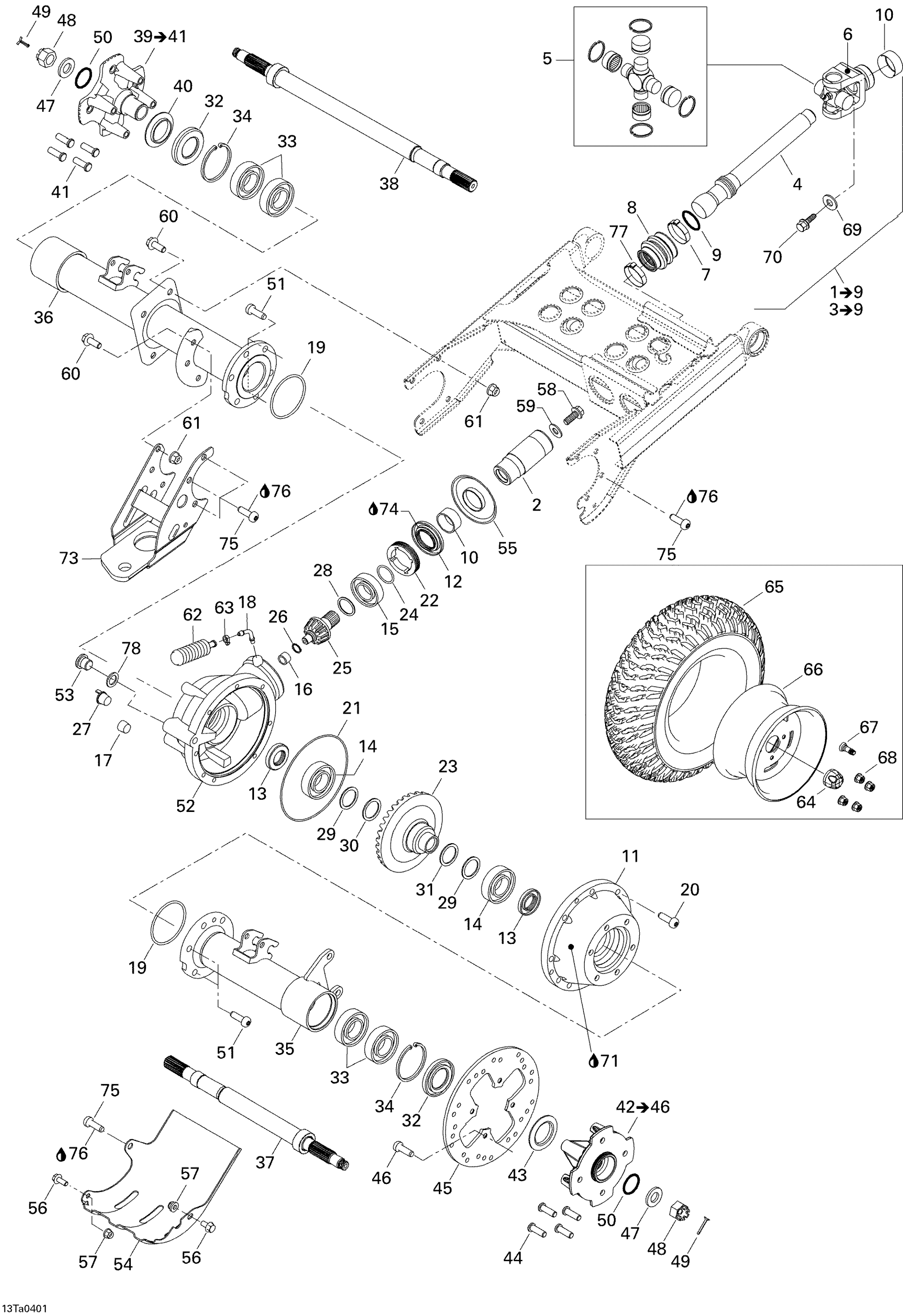 Drive System, Rear